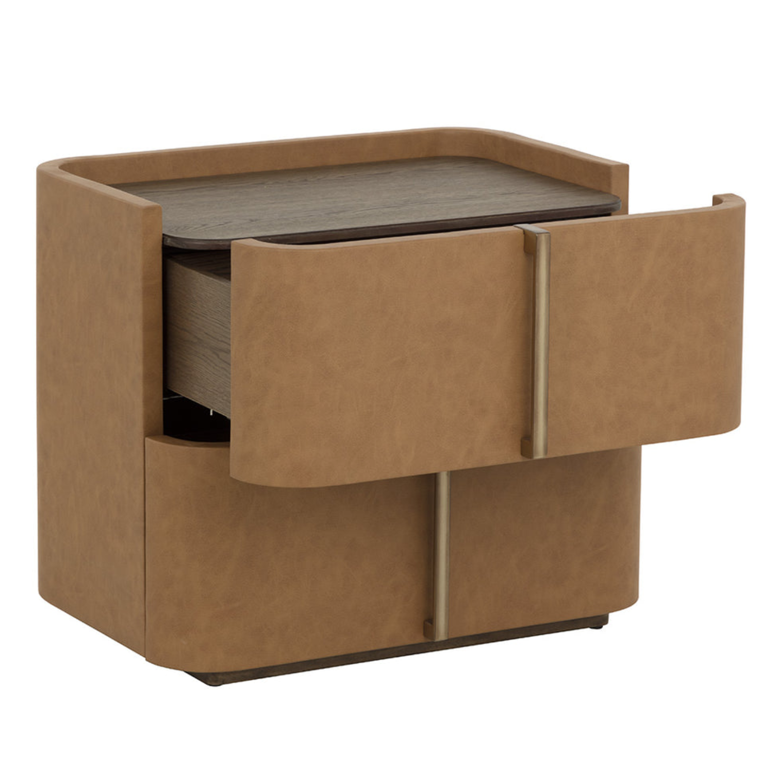Contour Cognac Nightstand