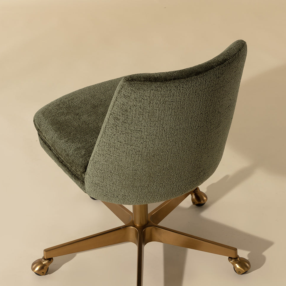 Glamour Office Chair - Bergen Olive
