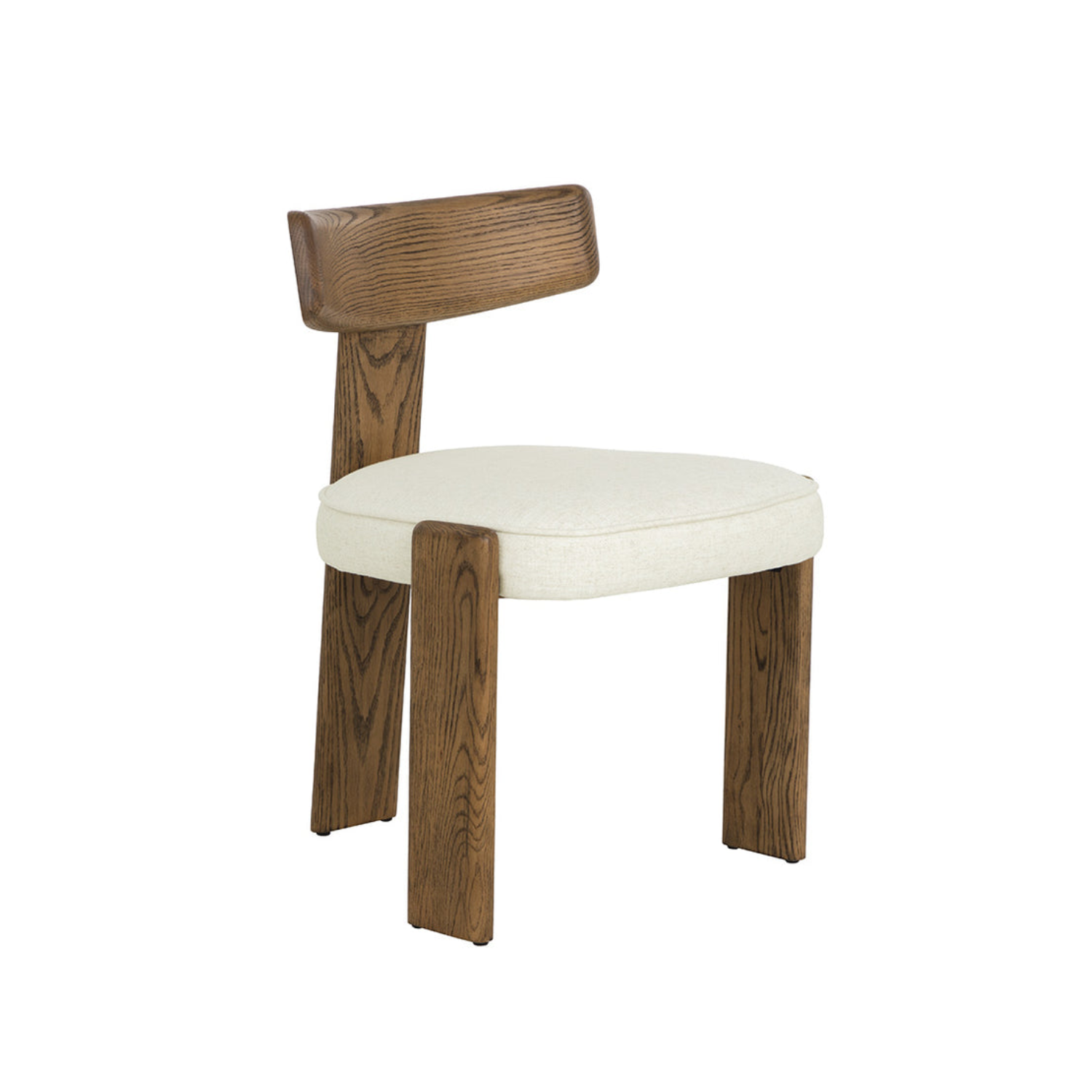 Soren Wood Dining Chair - Warm Brown