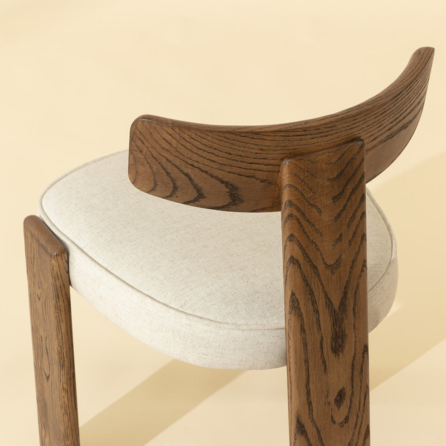 Soren Wood Dining Chair - Warm Brown