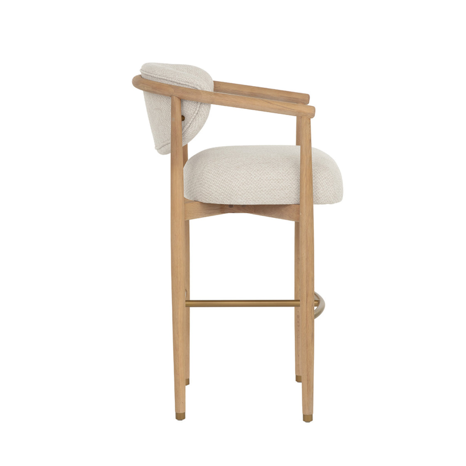 Niva Wood Barstool - Light Oak