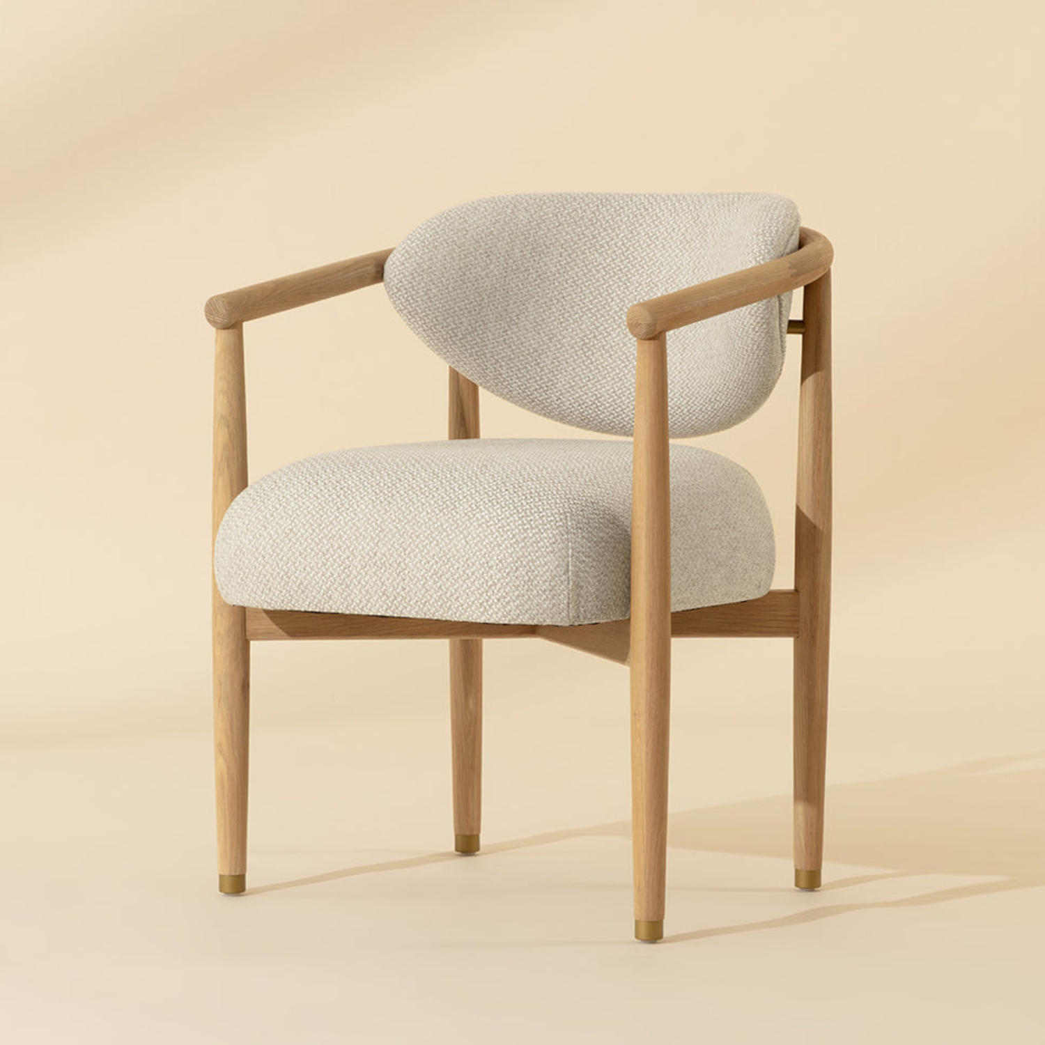Niva Wood Dining Chair - Light Oak