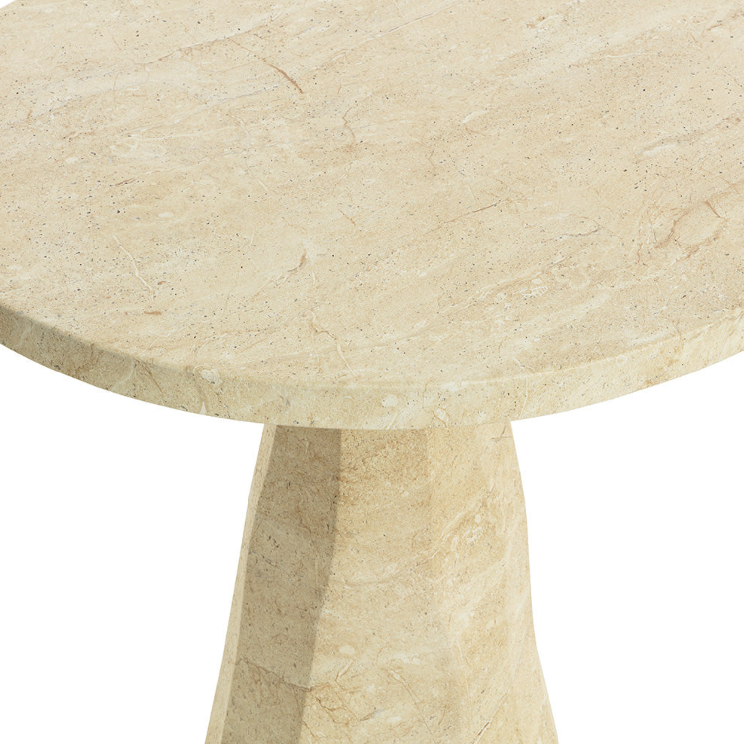 Tuque Bistro Table - Travertine