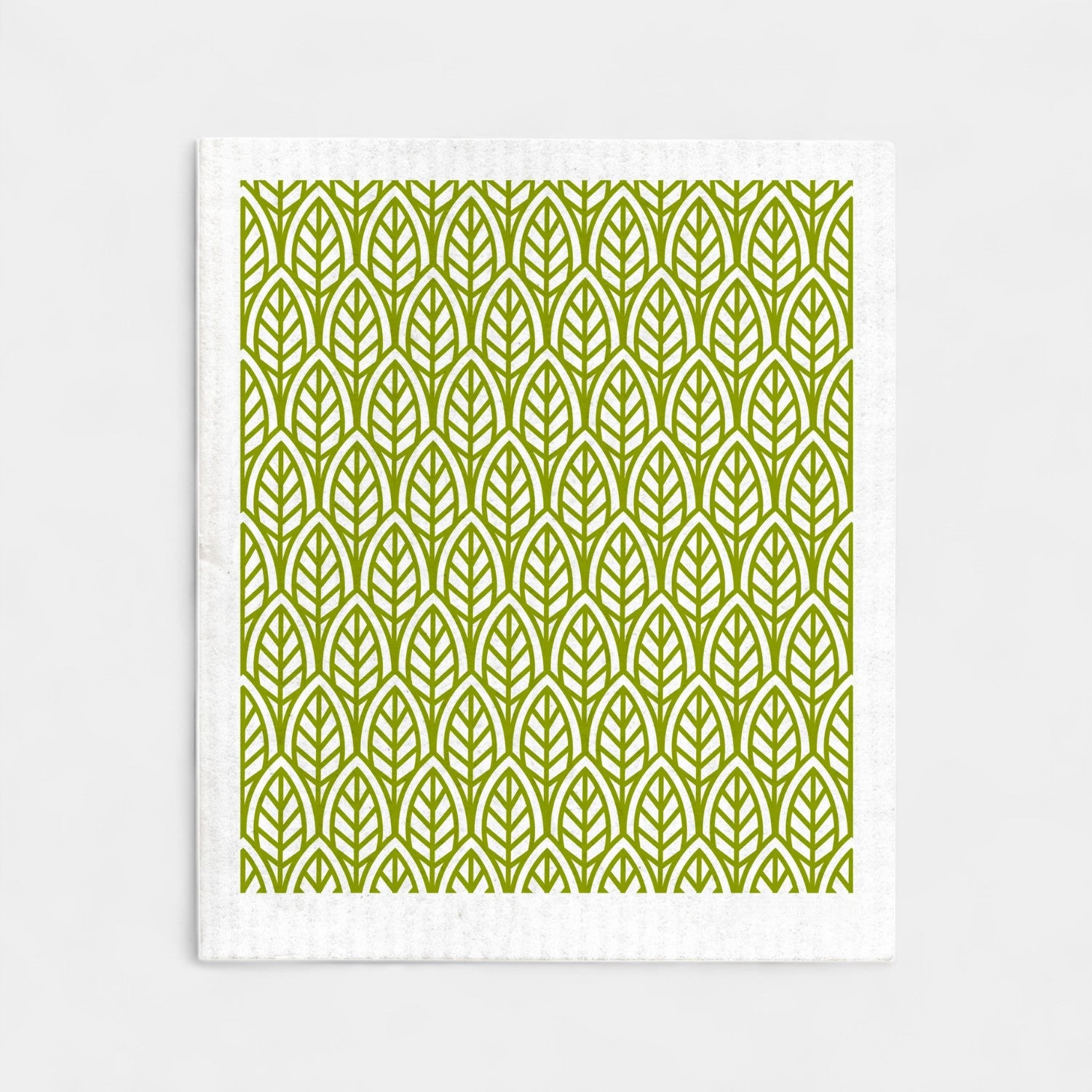 Leaves Swedish Dishcloth - Green
