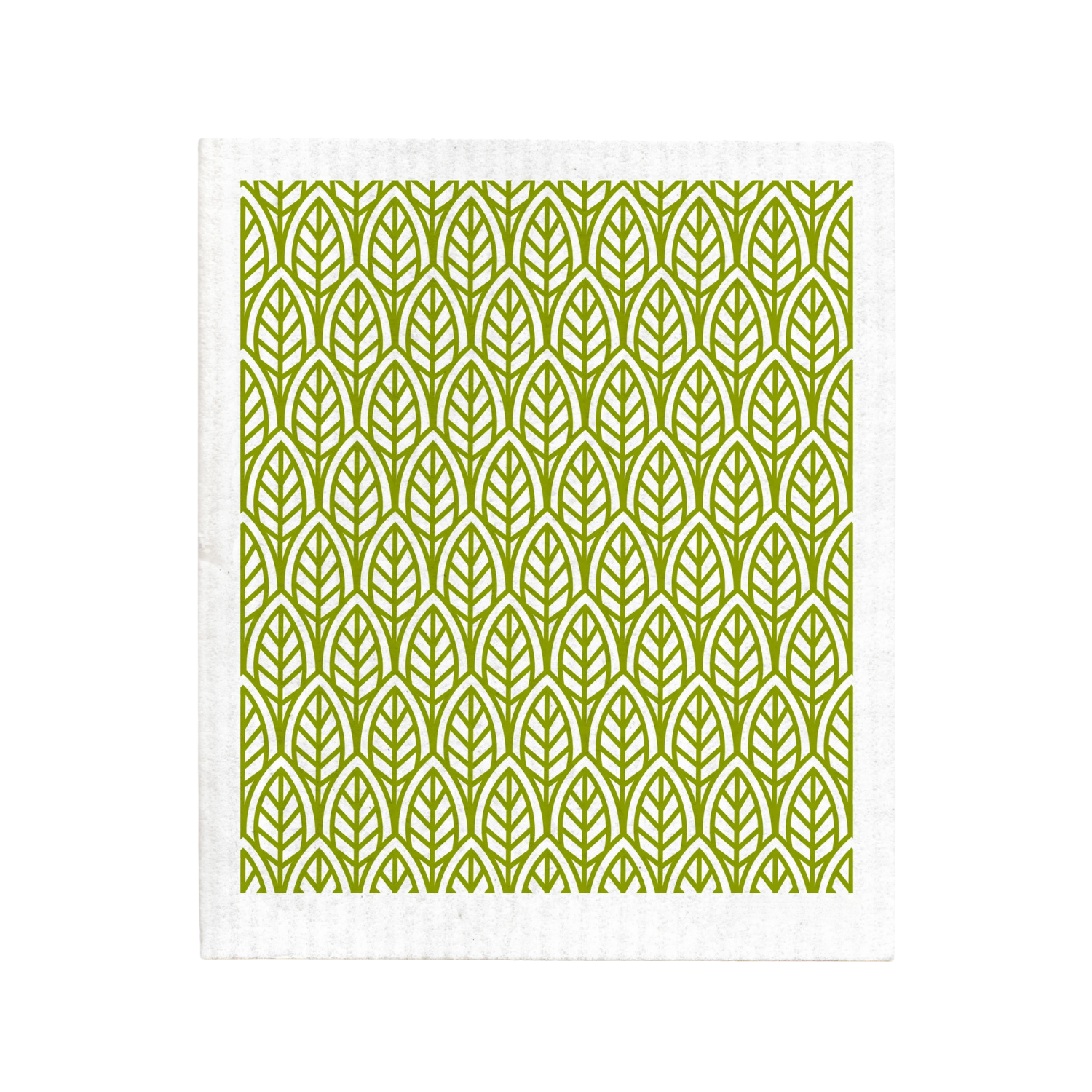 Leaves Swedish Dishcloth - Green