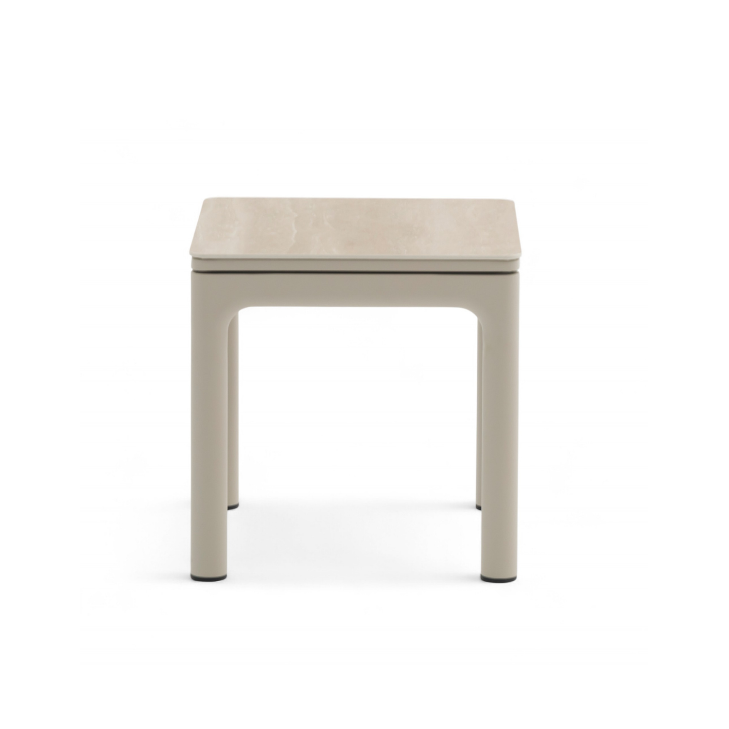 Simcoe Ceramic Side Table - Beige