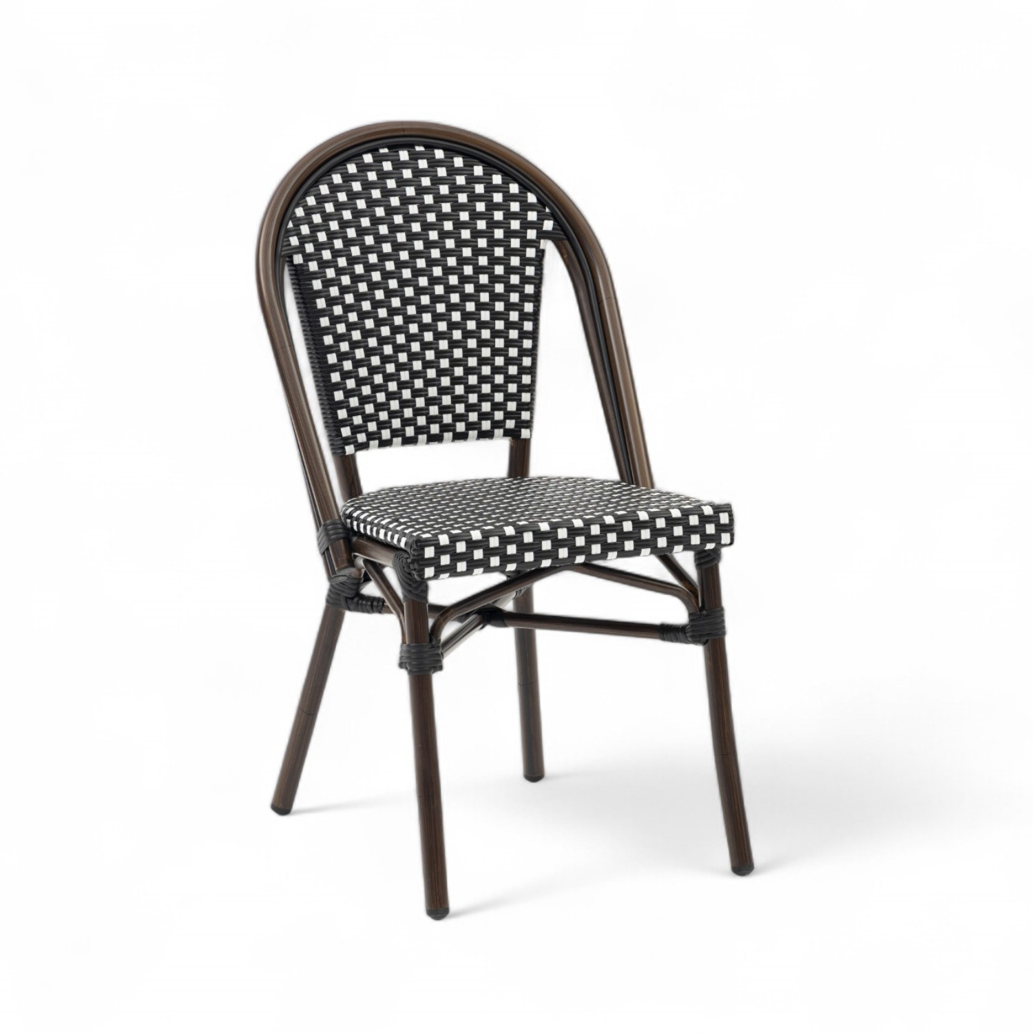 French Bistro Stackable Rattan Side Chair