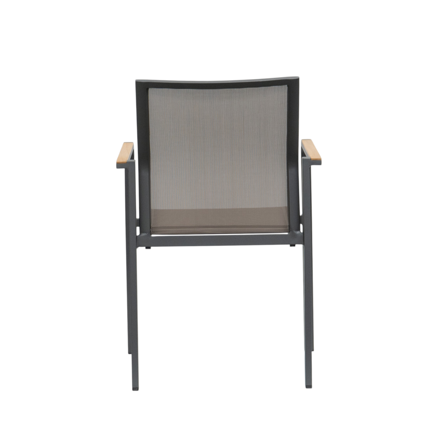 Windsor Stackable Dining Armchair - Charcoal/Moody Taupe