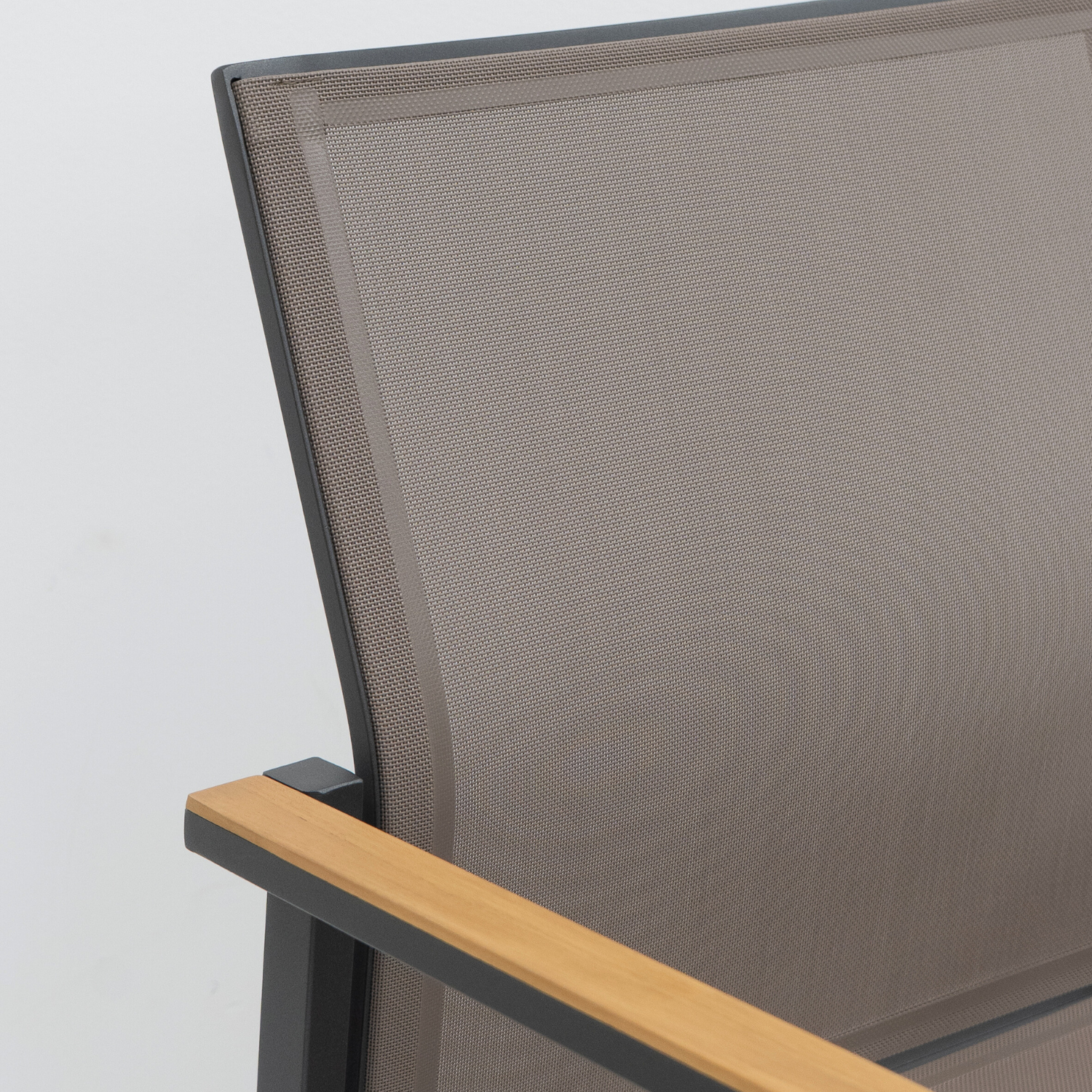 Windsor Stackable Dining Armchair - Charcoal/Moody Taupe