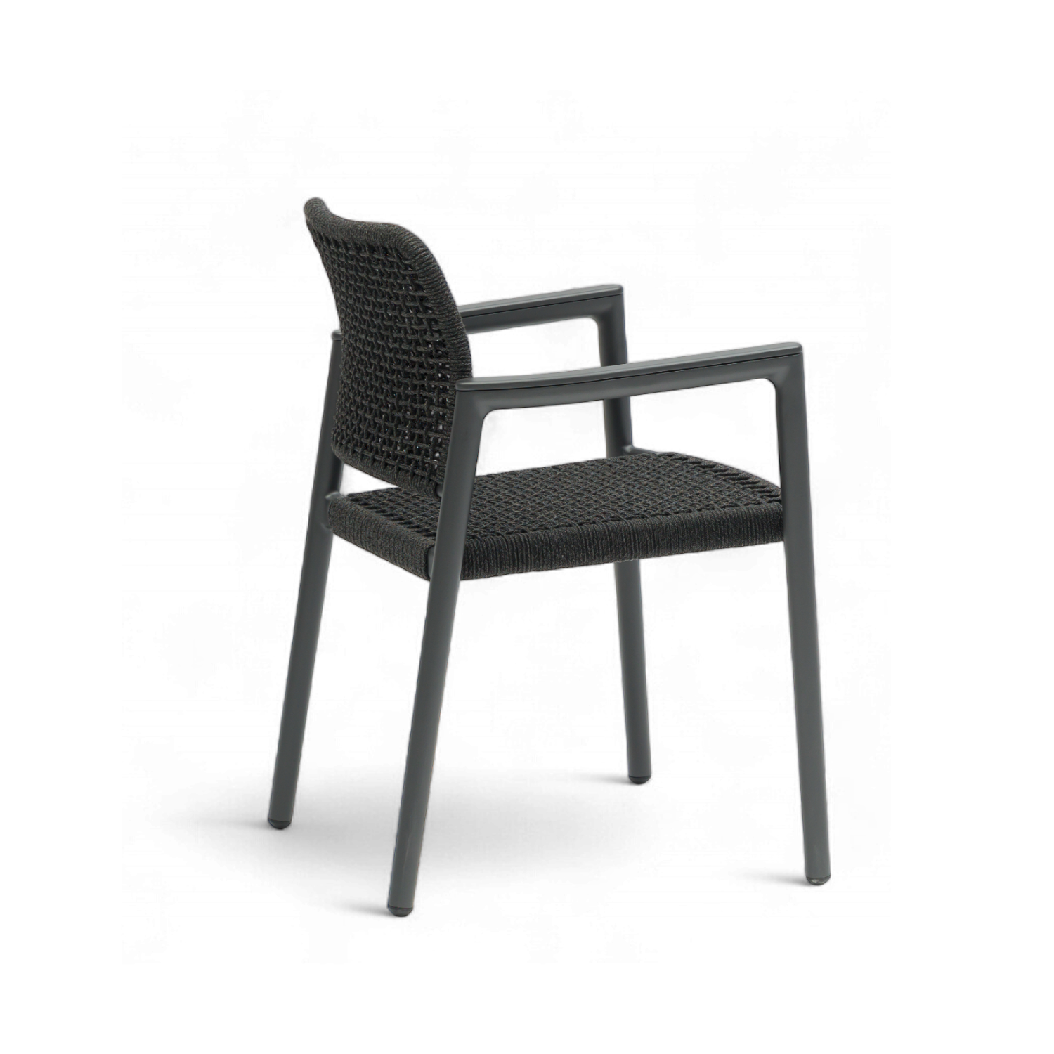 Simcoe Ceramic Outdoor 98/122" Dining Set - Charcoal