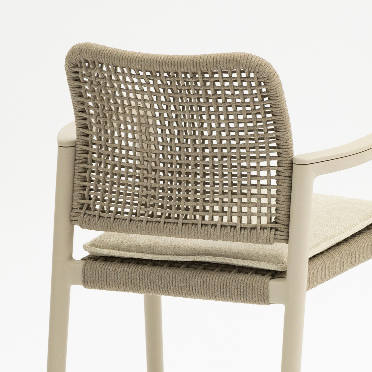 Simcoe Dining Arm Chair w/Cushion - Beige