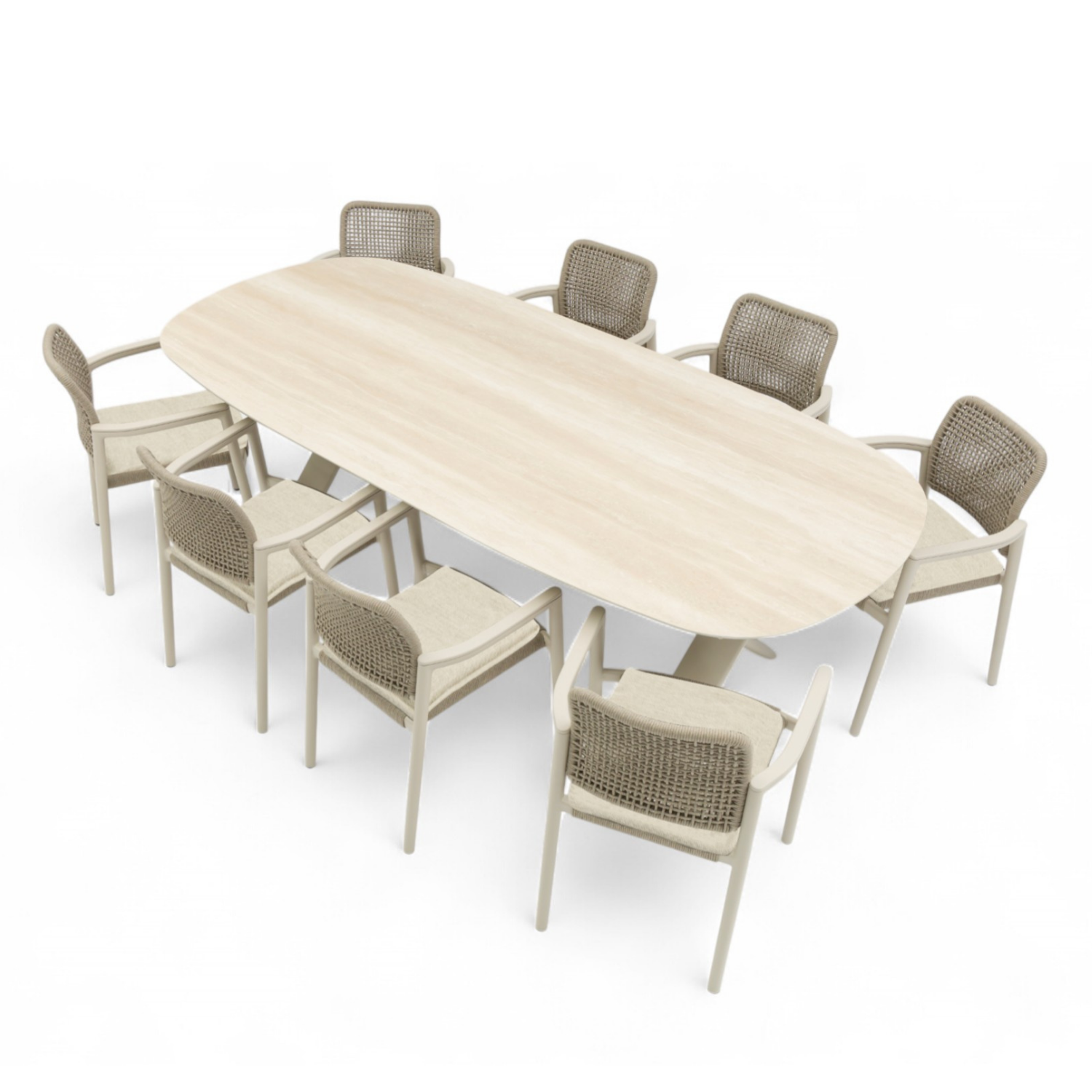 Simcoe Dining Arm Chair - Beige