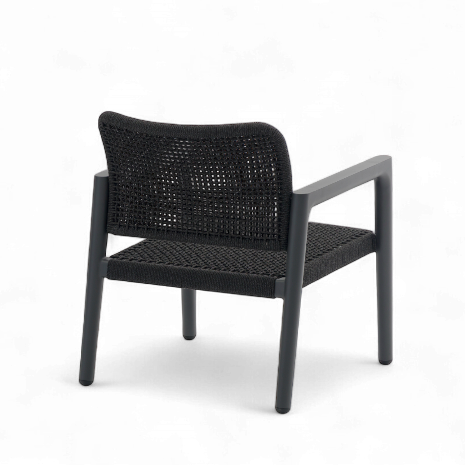 Simcoe Rope Lounge Chair - Charcoal