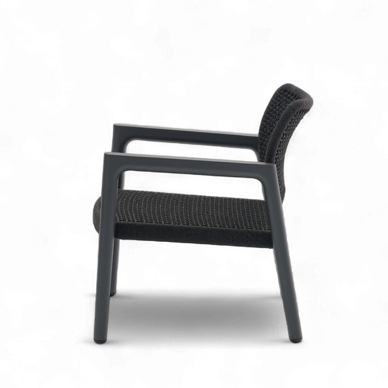 Simcoe Rope Lounge Chair - Charcoal