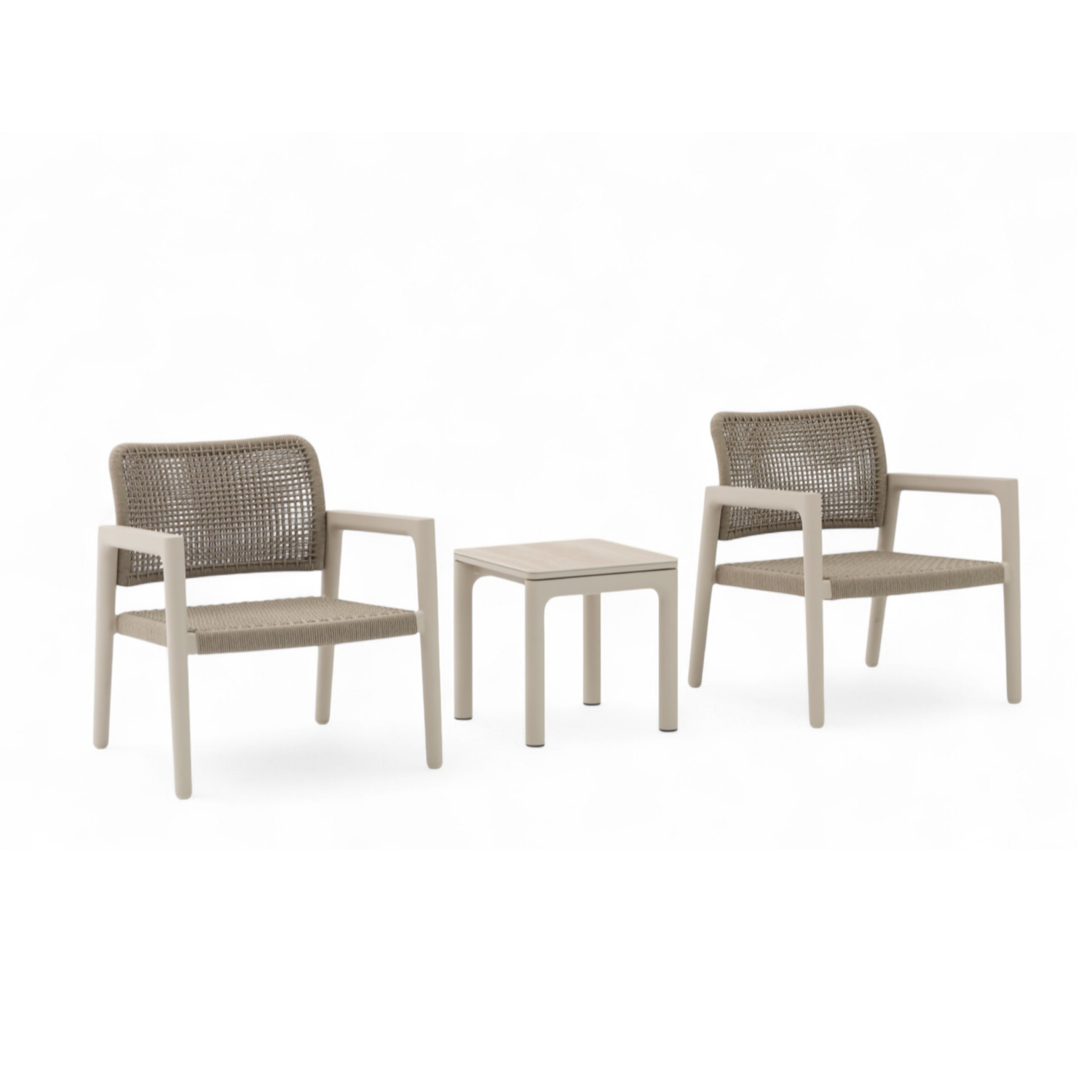 Simcoe Rope Lounge Chair - Beige