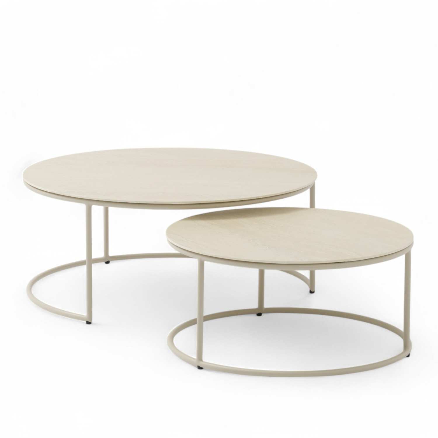 Ossington Beige Nesting Coffee Tables