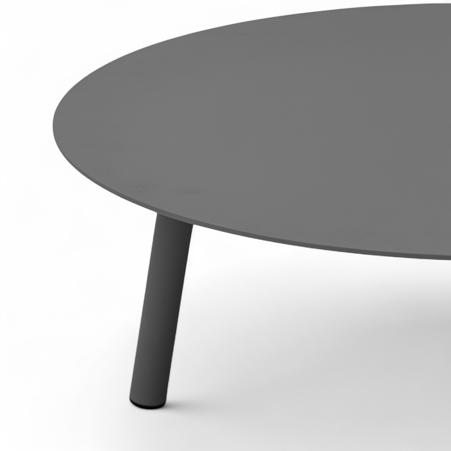 Triton Round Coffee Tables - Charcoal