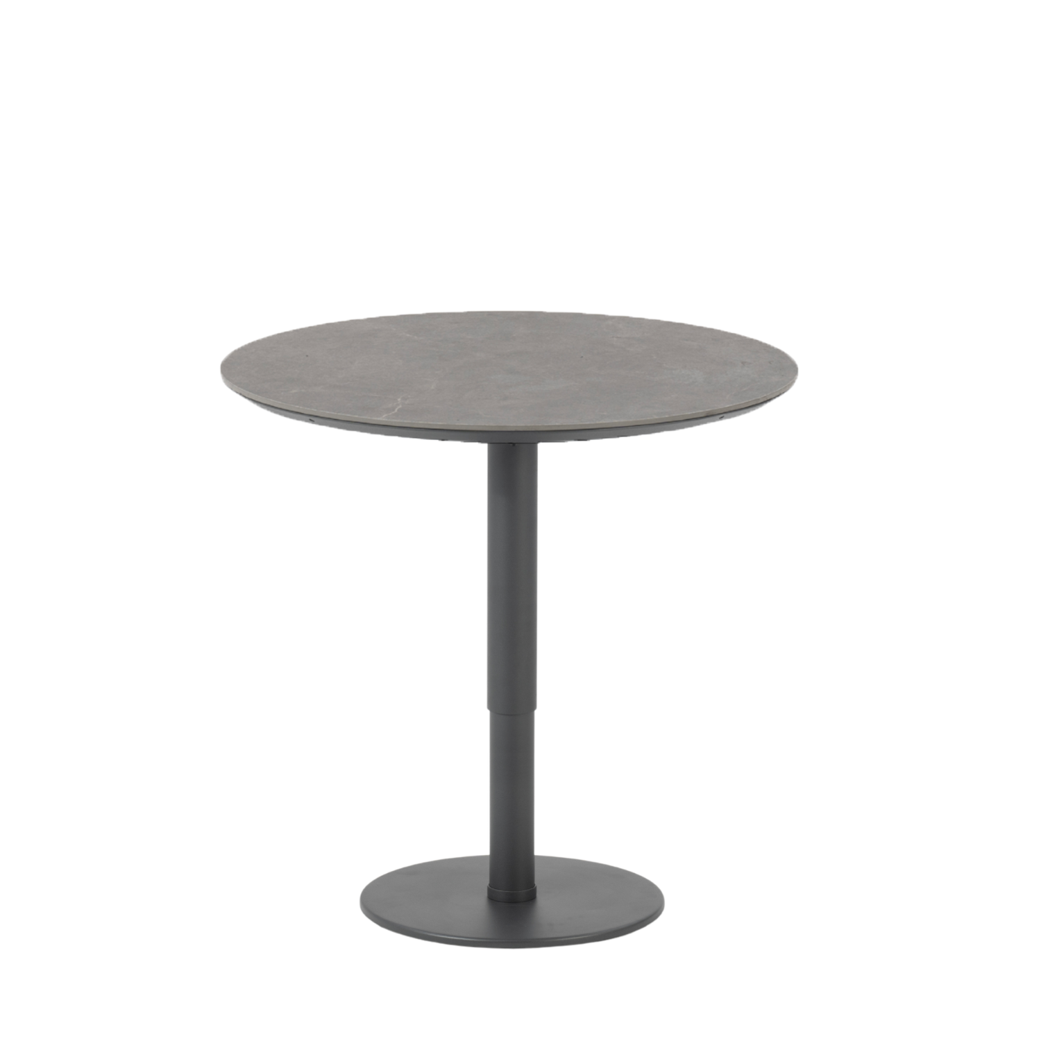 Granby Adjustable Ceramic Bistro Dining/Bar Table - Charcoal