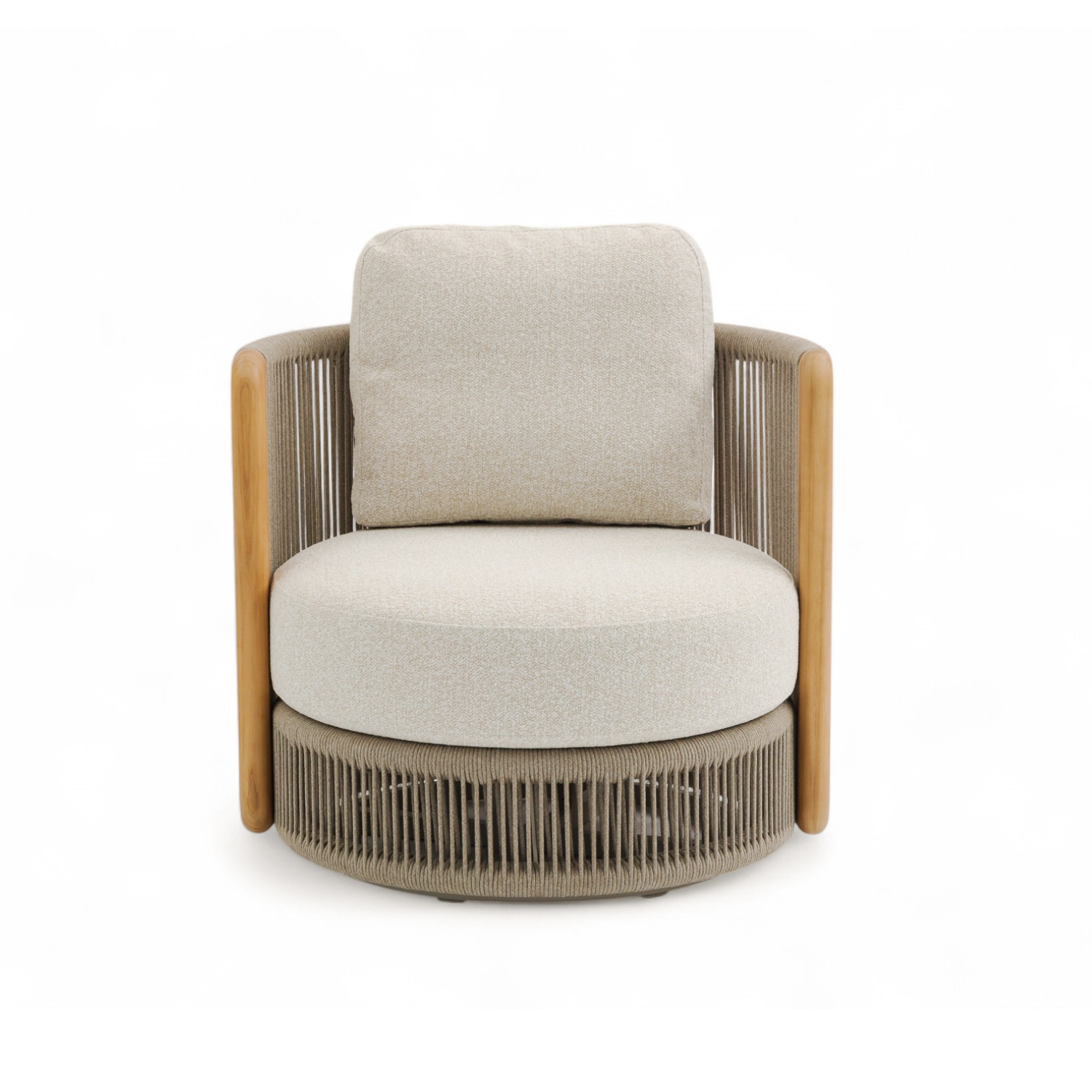 Alta II Outdoor Beige Swivel Chair