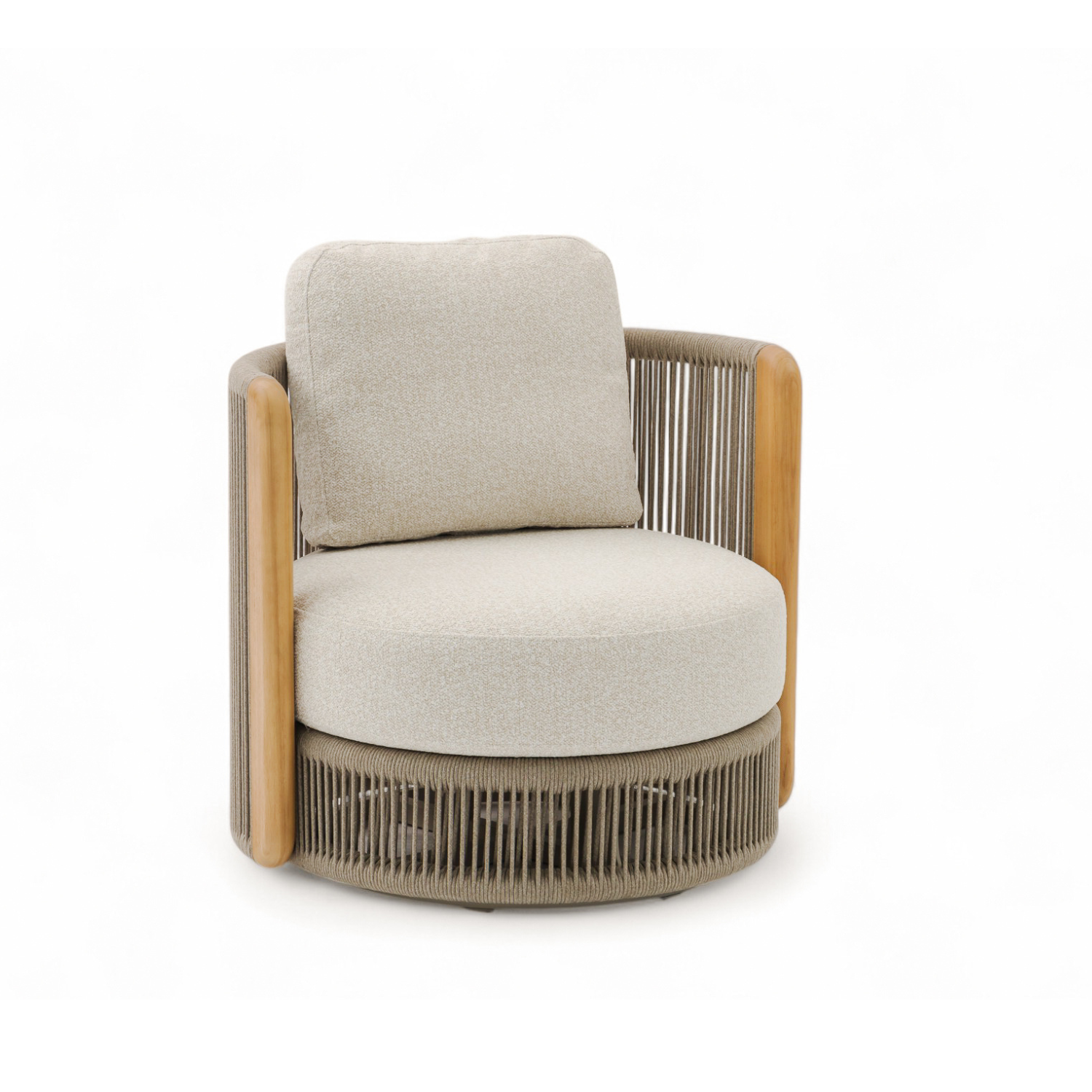 Alta II Outdoor Beige Swivel Chair