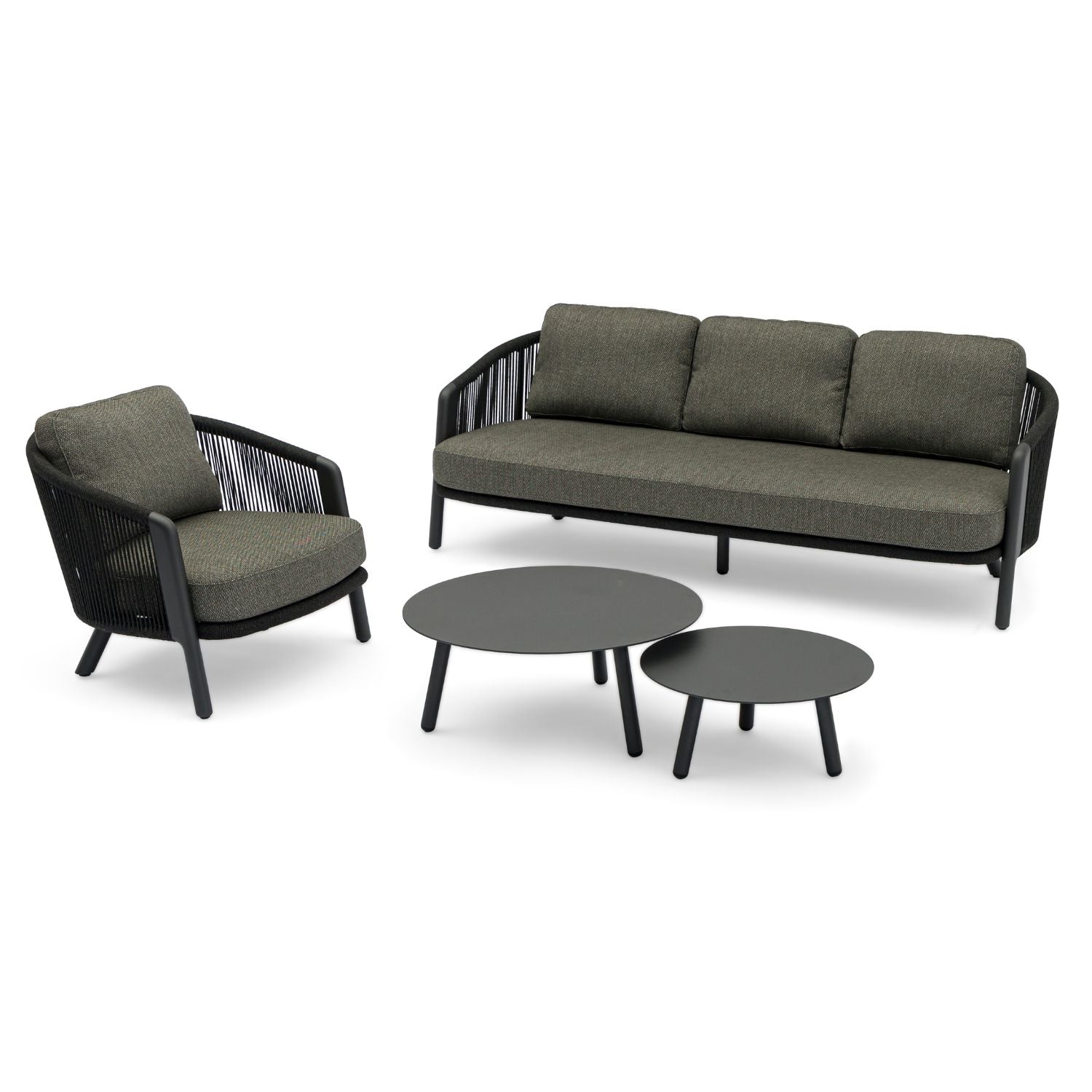 Alta II Outdoor Charcoal Sofa