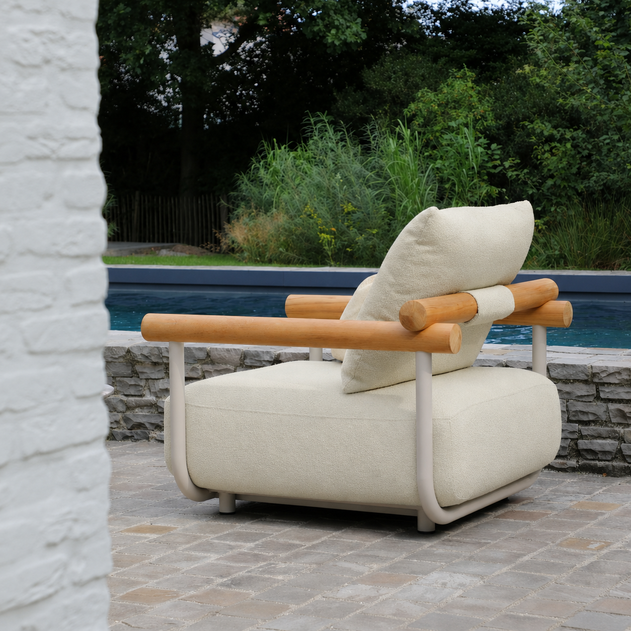 Plume Lounge Chair - Beige