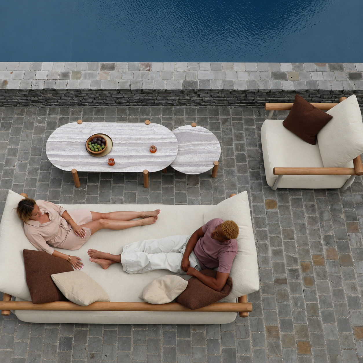 Plume Lounge Chair - Beige