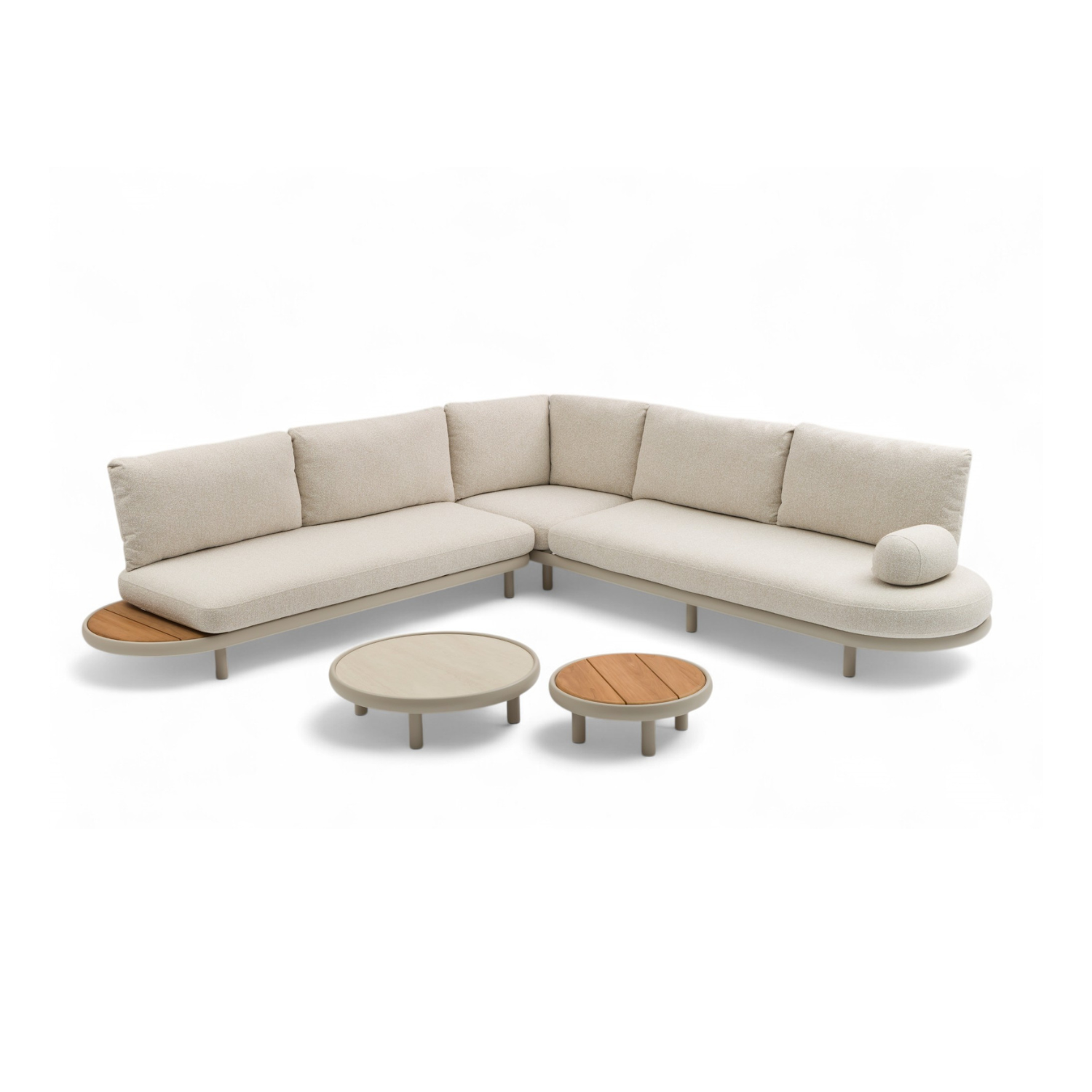 Bondi Beige 5-Seat L-Shape Sectional
