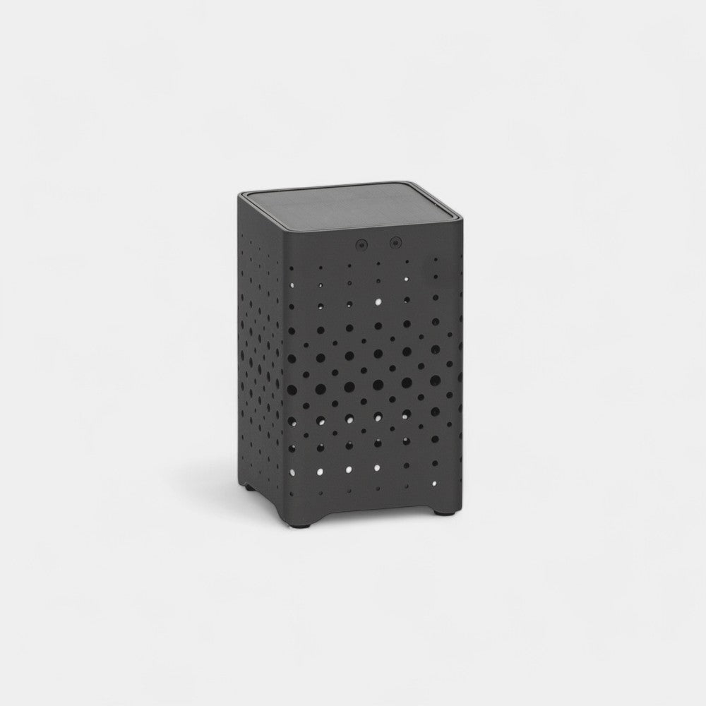 Beams Charcoal Solar Outdoor Lamp