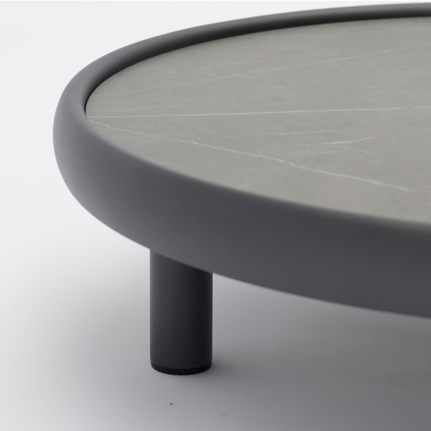 Bondi Charcoal Round Coffee Tables