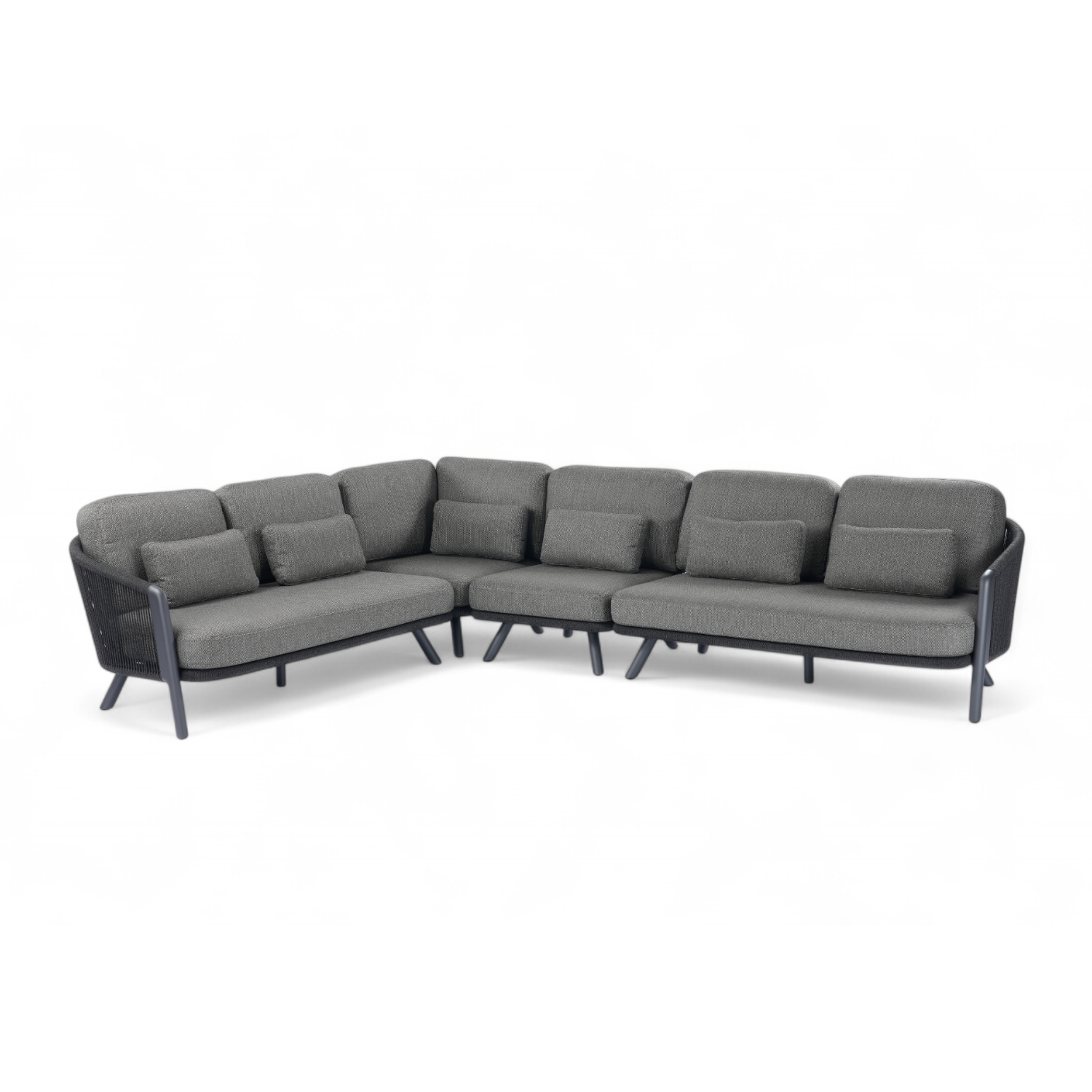 Alta II Outdoor L-Shape Sectional - Charcoal