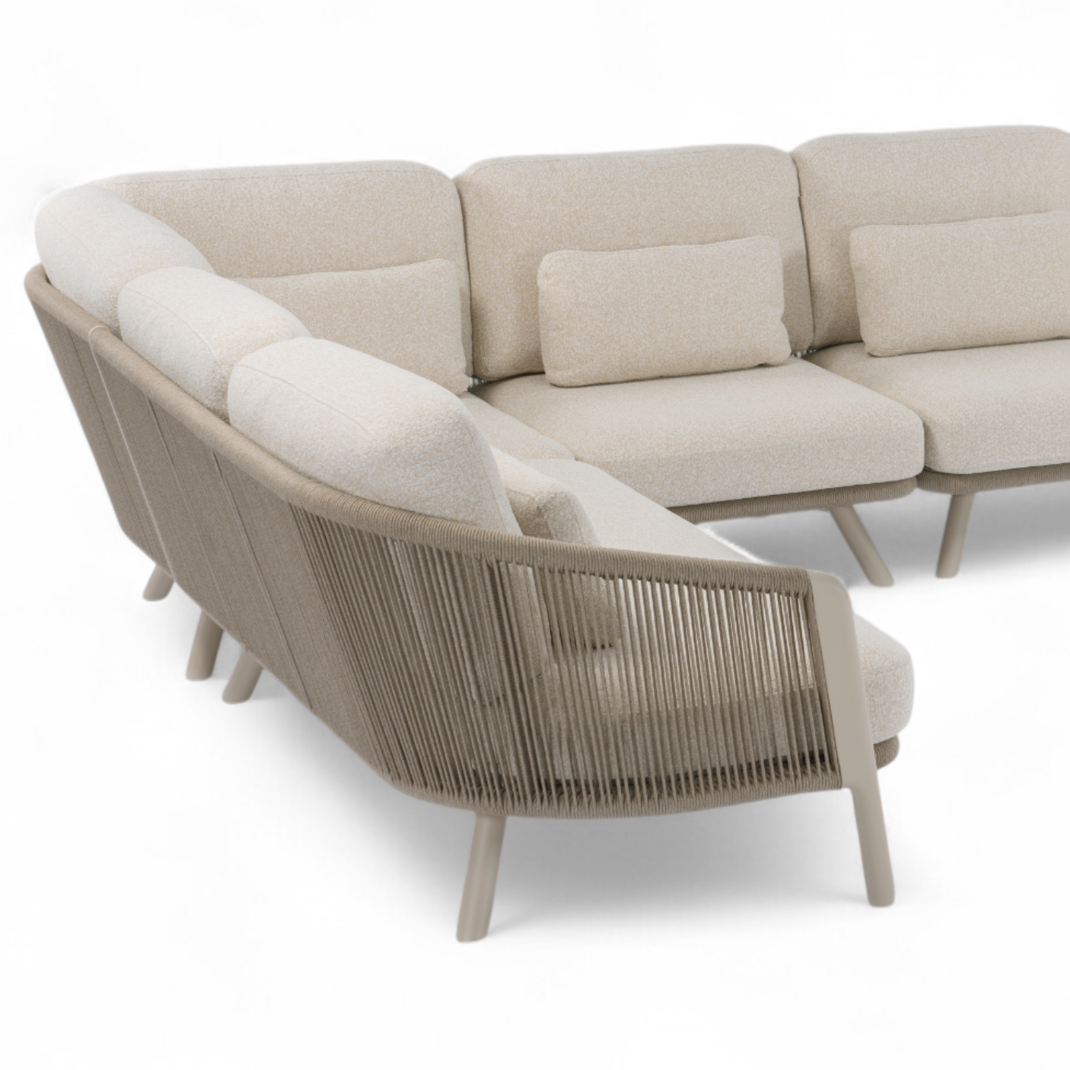 Alta II Outdoor L-Shape Sectional - Beige