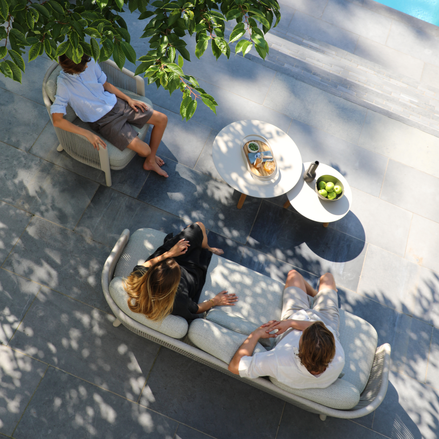 Alta II Outdoor Beige Sofa