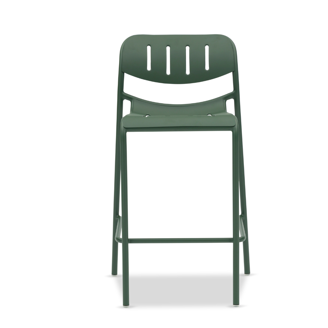Davenport Barstool - Dark Green