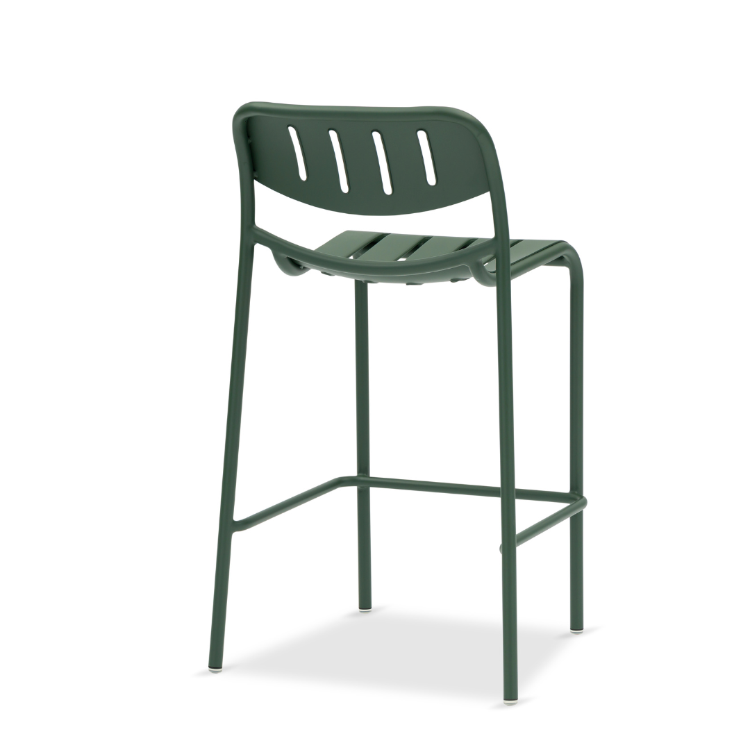 Davenport Barstool - Dark Green