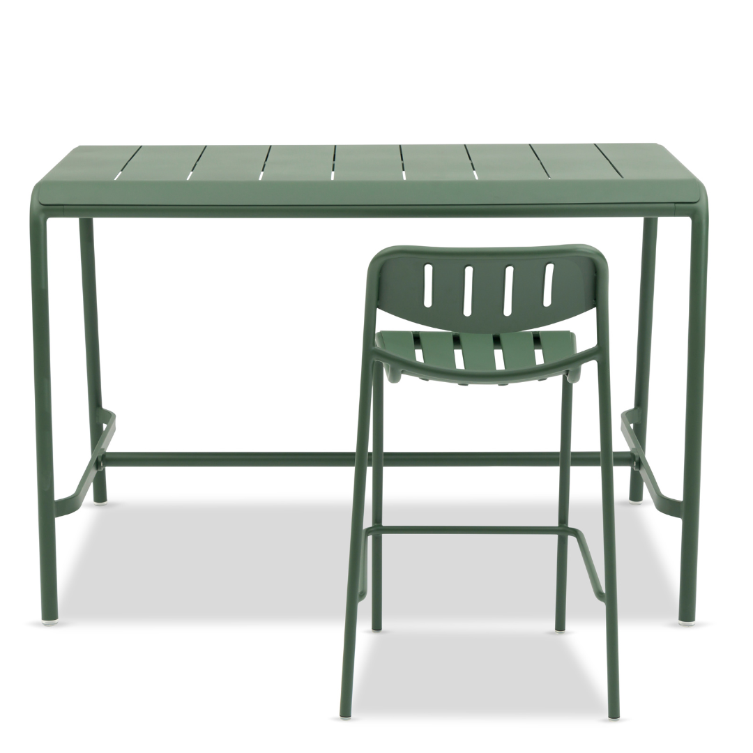 Davenport Barstool - Dark Green