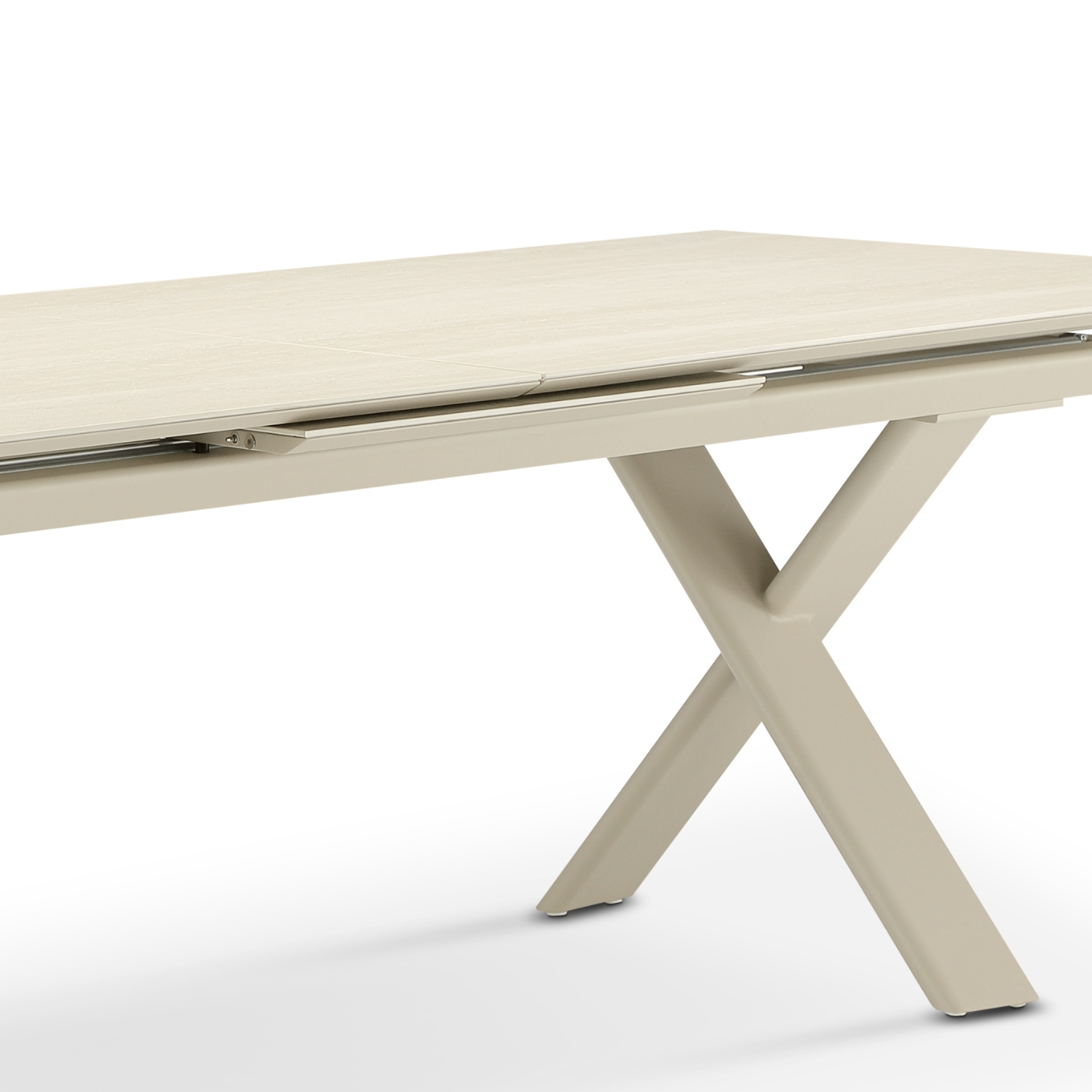 Largo Beige Ceramic Extension Table