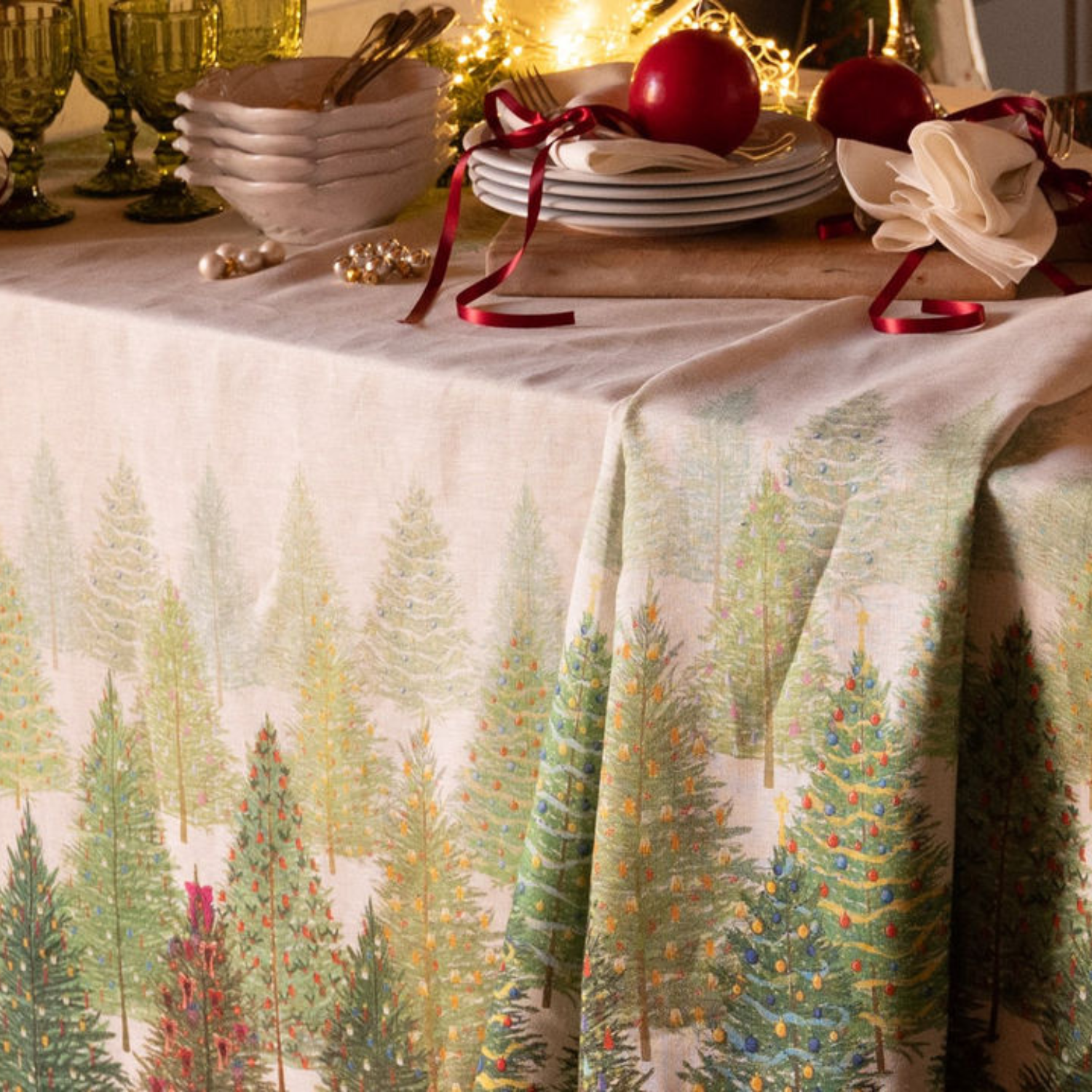 Fairy Trees Table Runner
