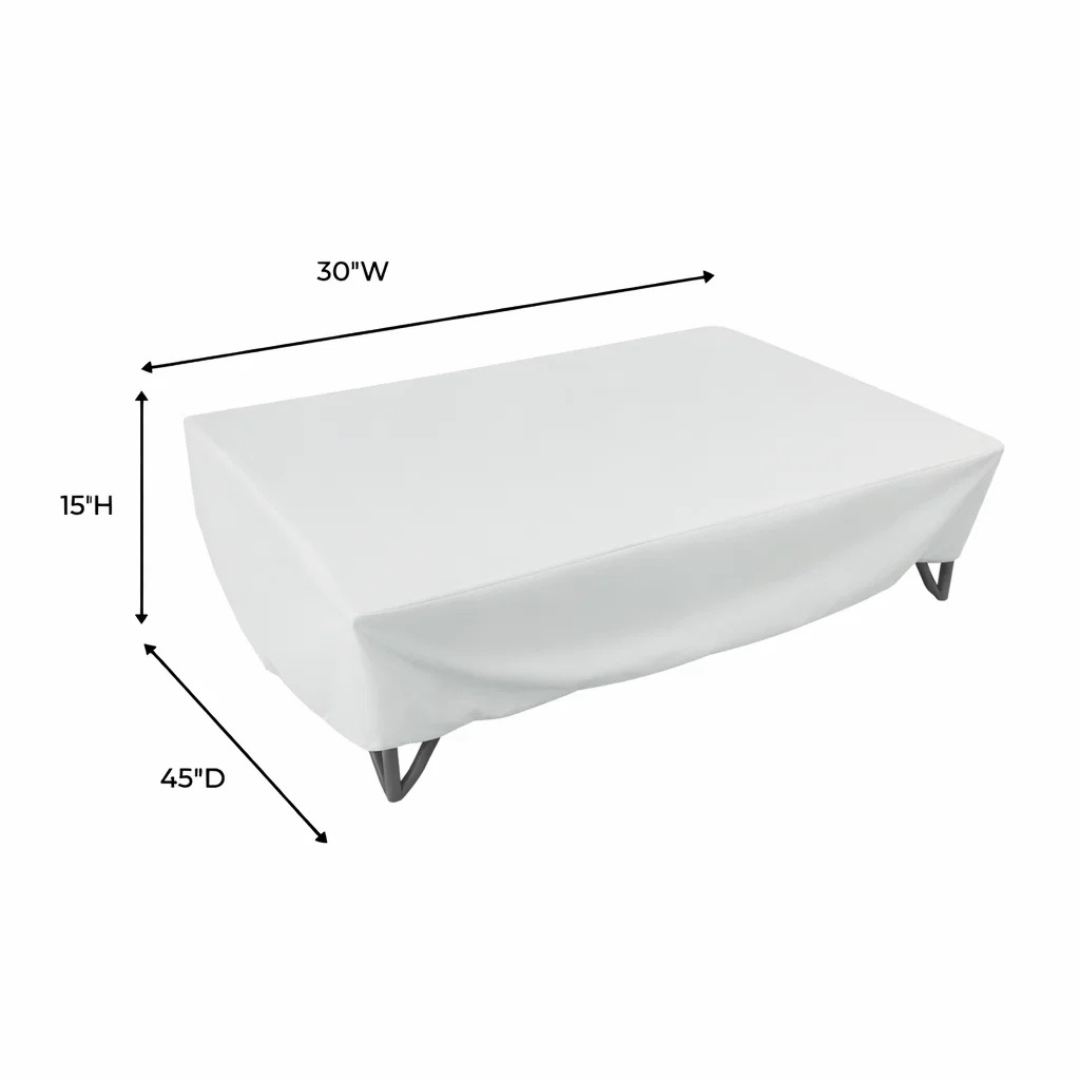 Rectangular Firepit/Table/Ottoman Cover