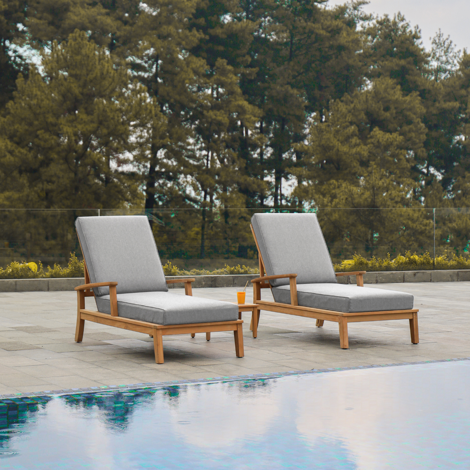 Gravenhurst Teak Chaise Lounge