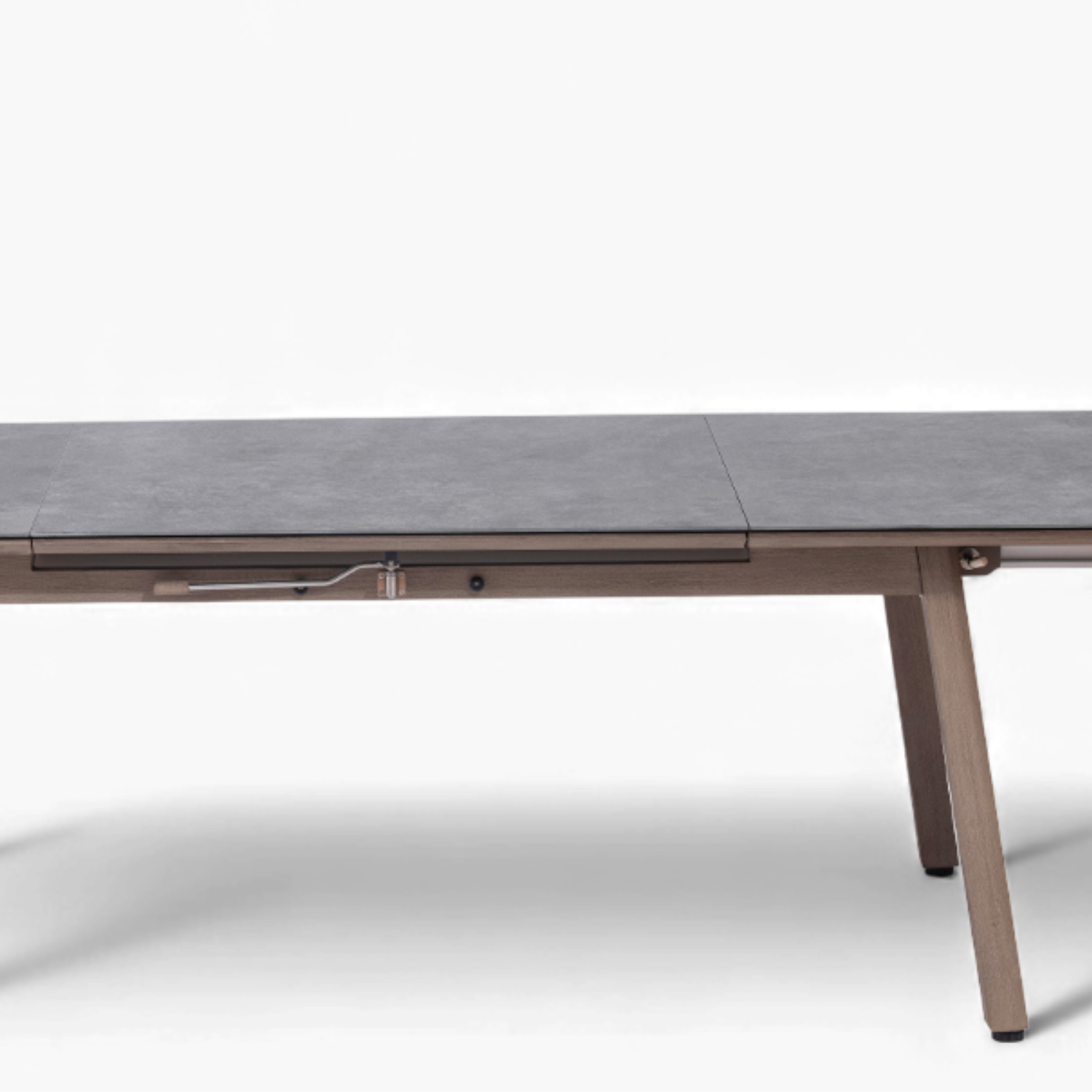 Copenhague Extension Dining Table - Slate Grey