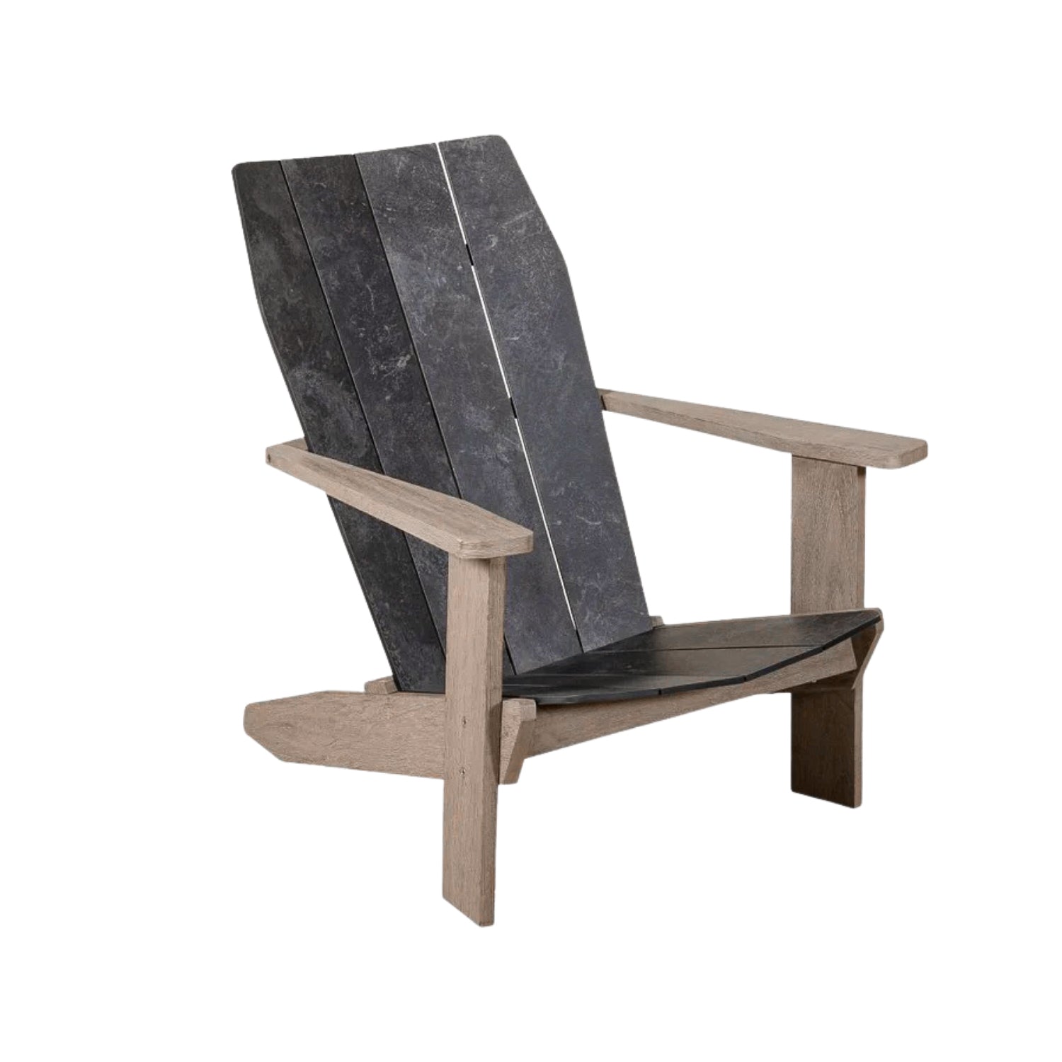 Copenhague Teak Adirondack Chair - Slate Grey