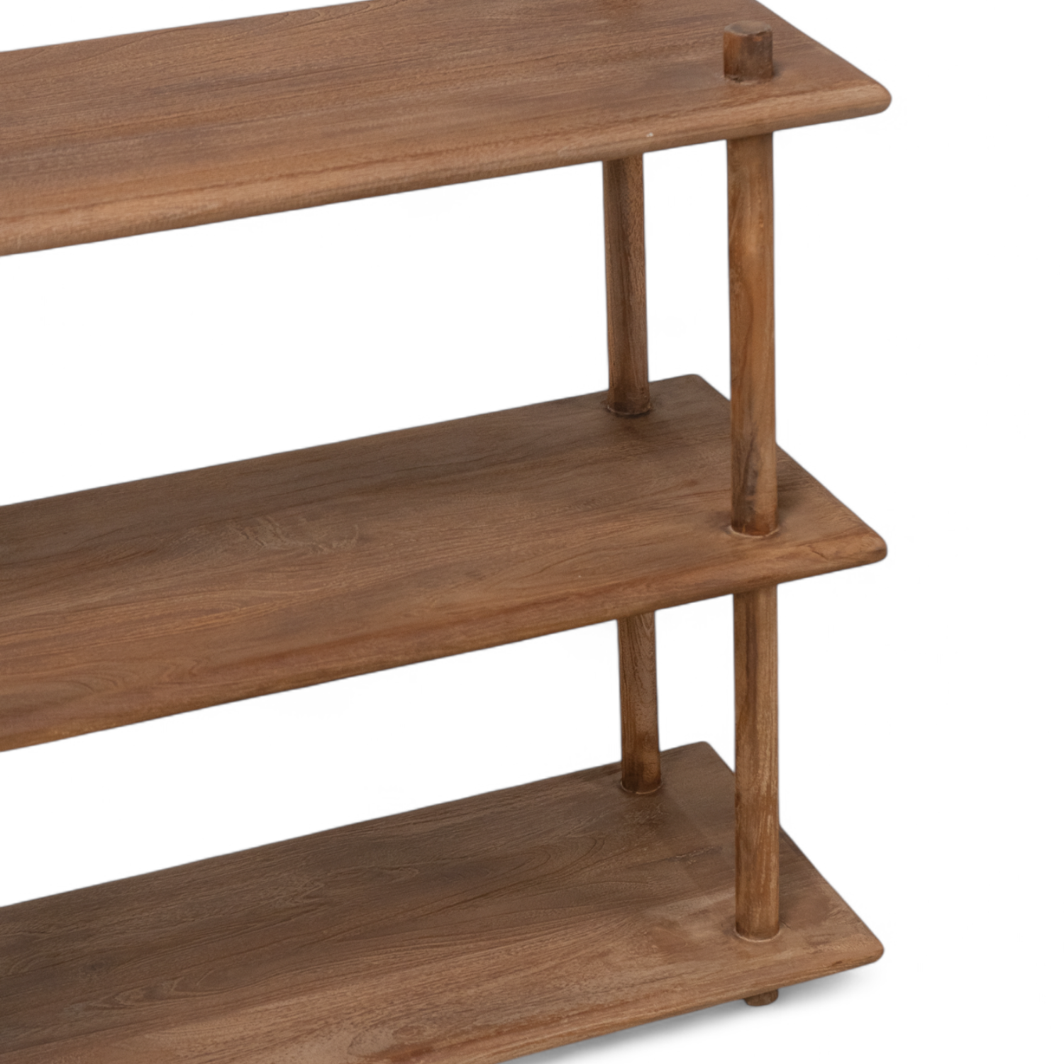 Labelle Teak Floor Shelf/Bookcase