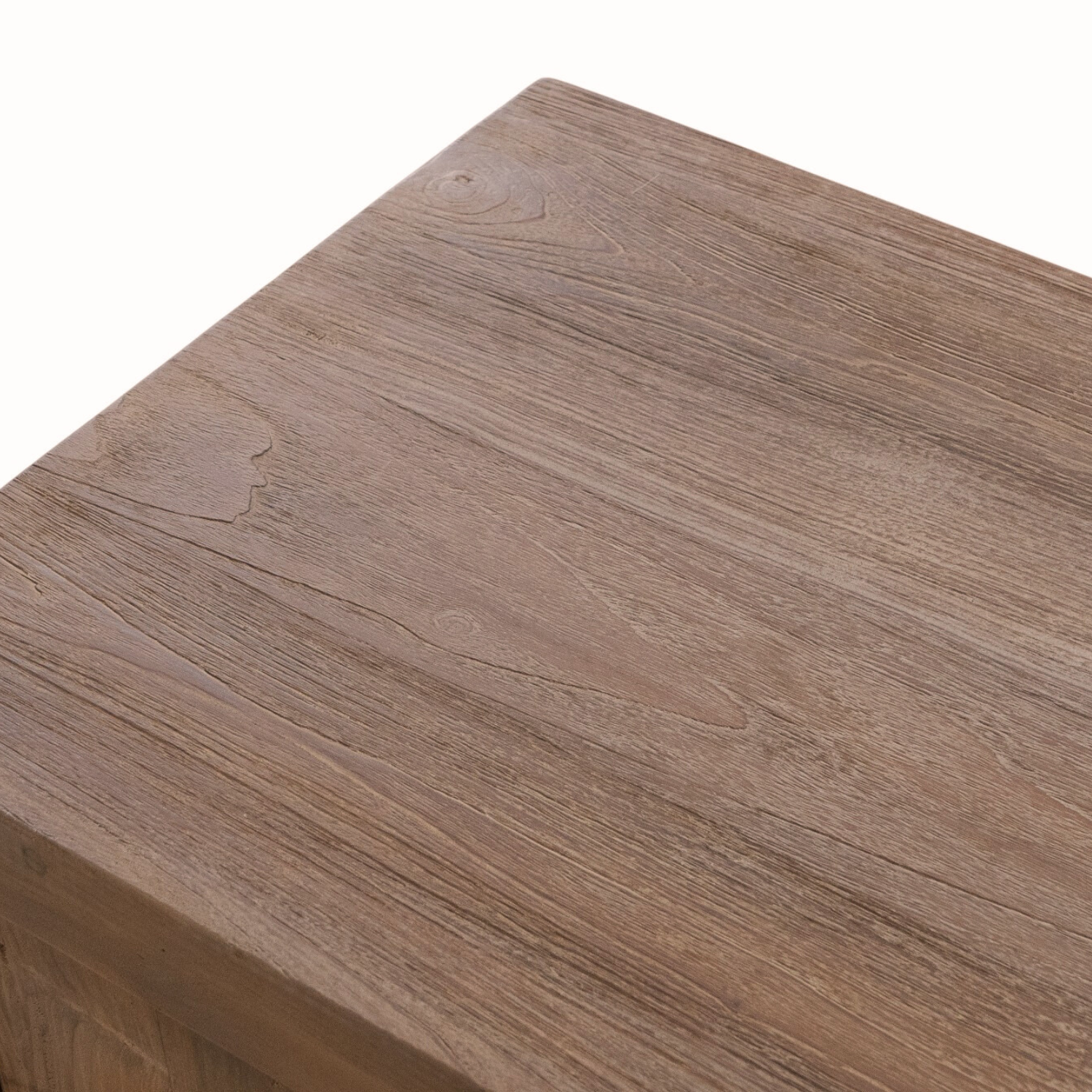 Dorval Weathered Wood Nightstand - Old Patine