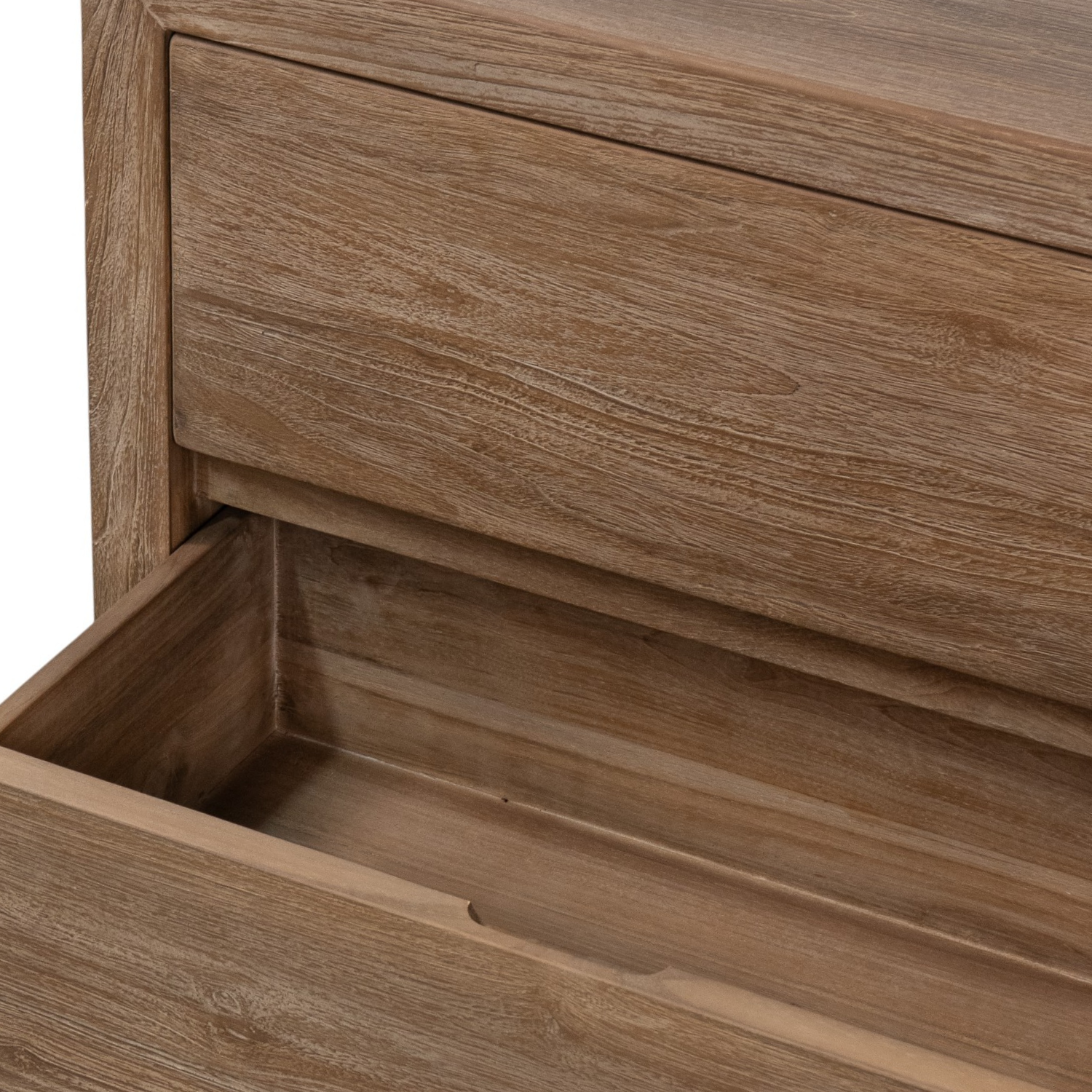 Dorval Weathered Wood Nightstand - Old Patine