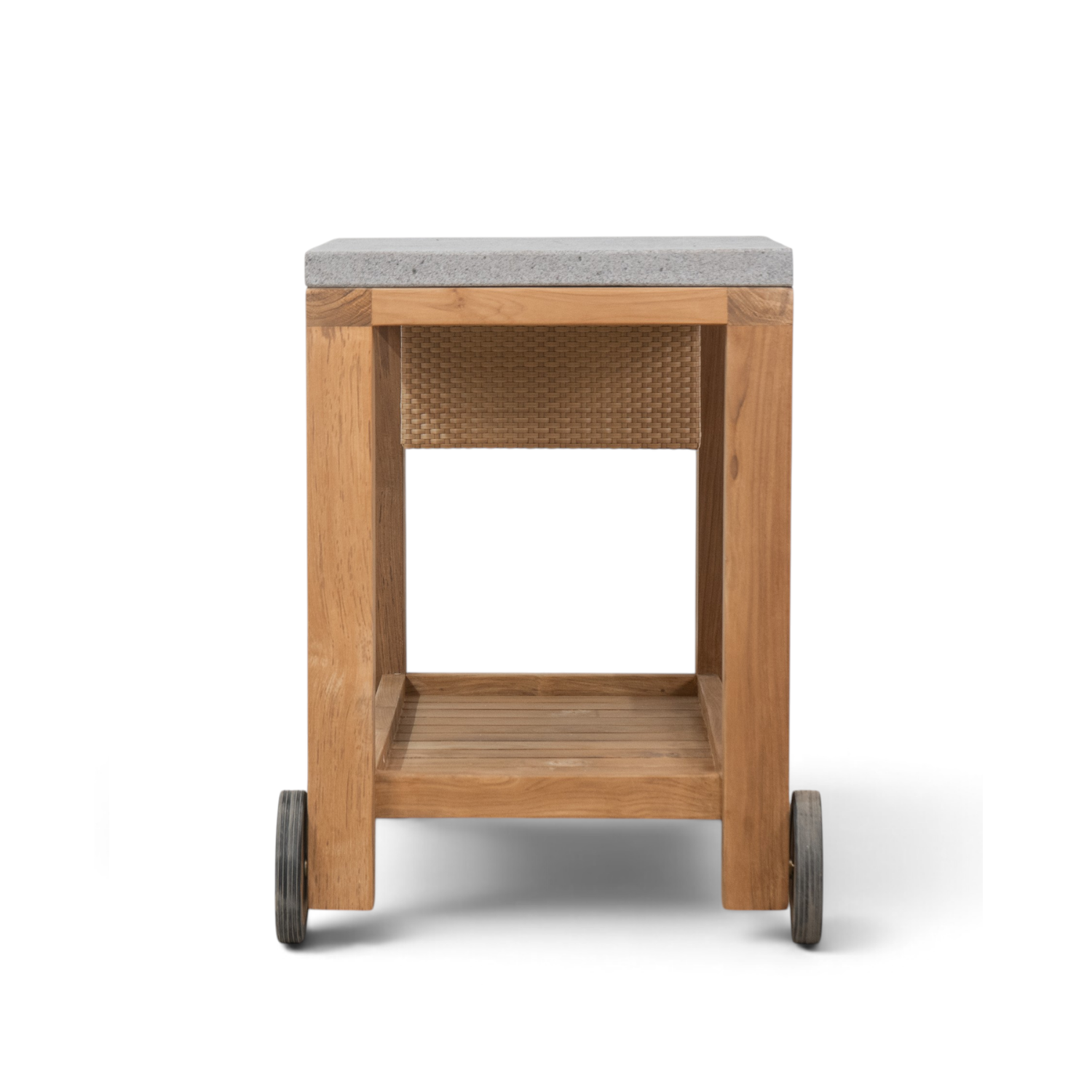 Comeau Outdoor Teak Bar Cart