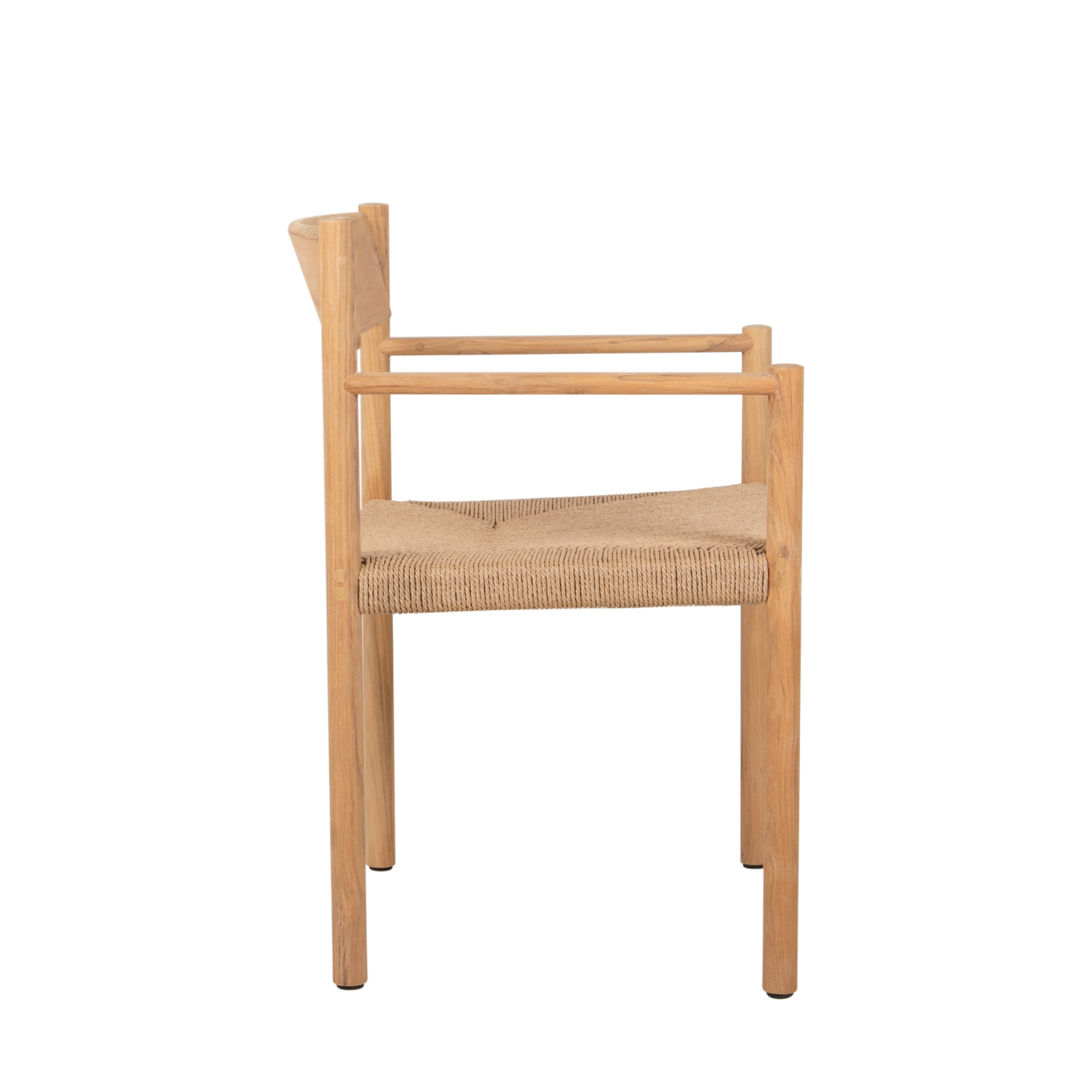 Gravenhurst Teak Dining Arm Chair - Taupe