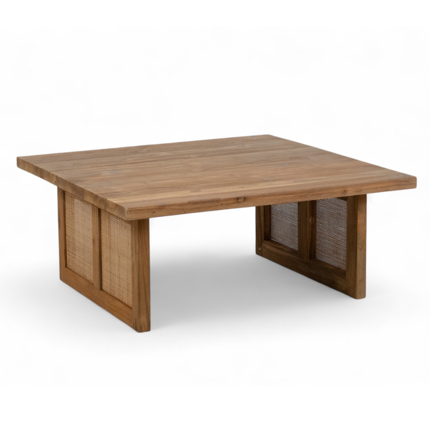Cannes Rustic Teak Wood Coffee Table