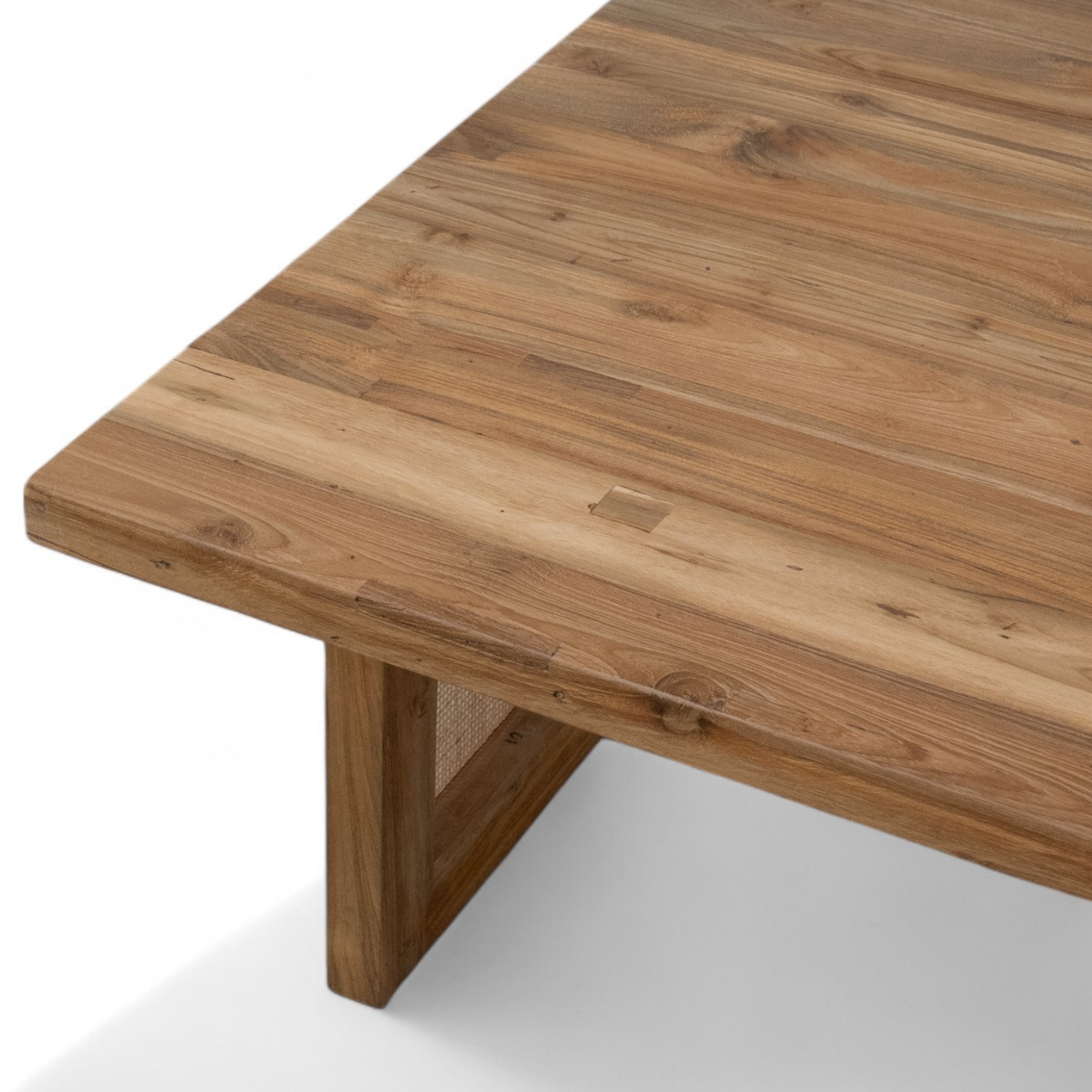 Cannes Rustic Teak Wood Coffee Table