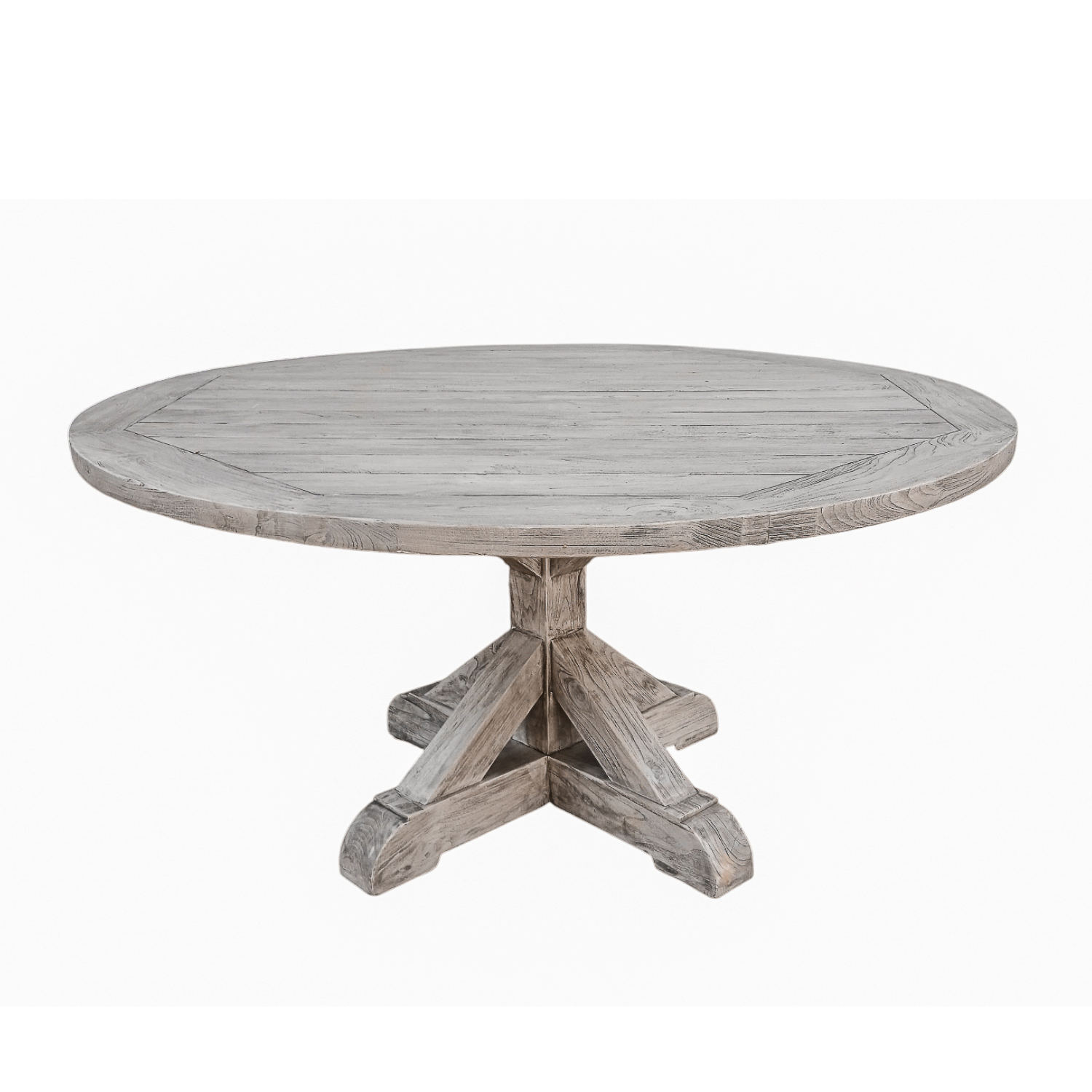 Harvest 60" Round Reclaimed Teak Dining Table